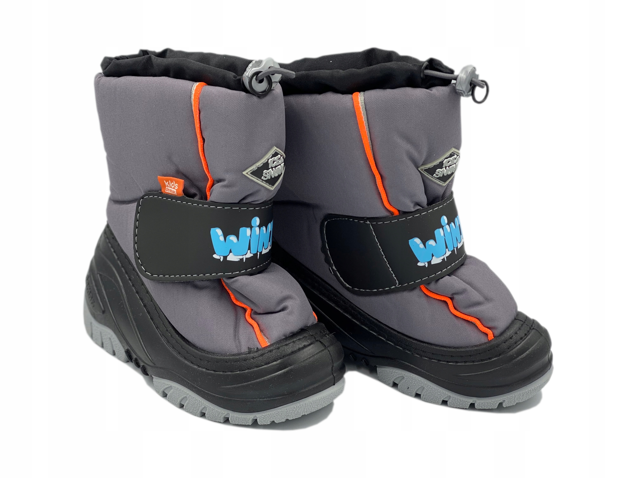 Demar Śniegowce Ice Snow owcza wełna roz 28/29 B Kolor szary