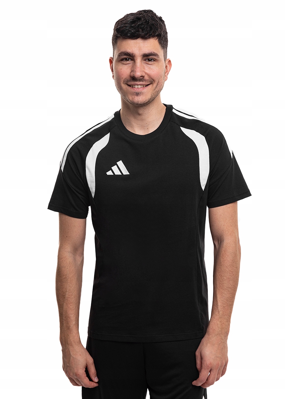Koszulka Męska adidas Tiro 26 Bawełniana T-shirt Sportowa League Czarna 2XL