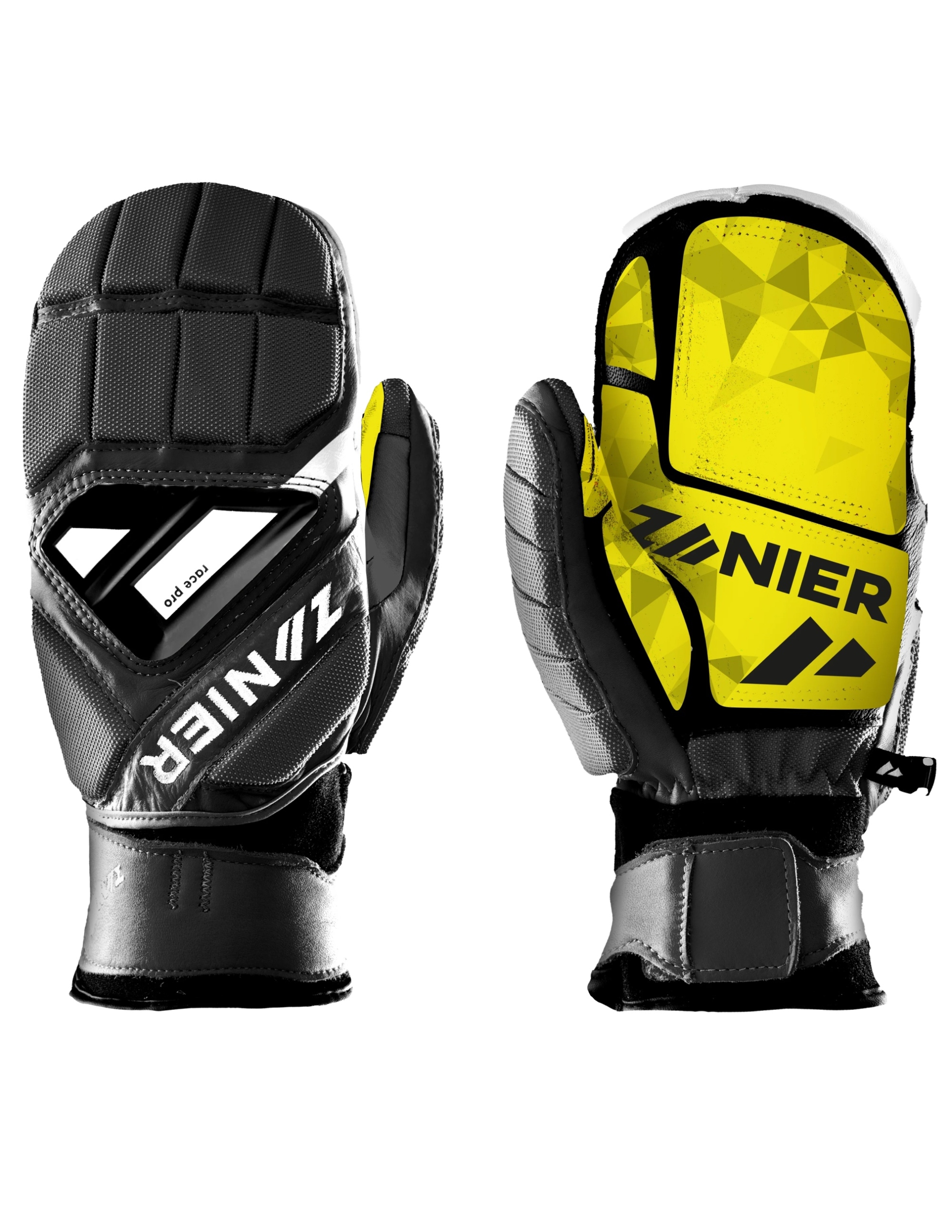 Rękawice narciarskie ocieplane dwupalczaste Zanier Gate Killer race 9