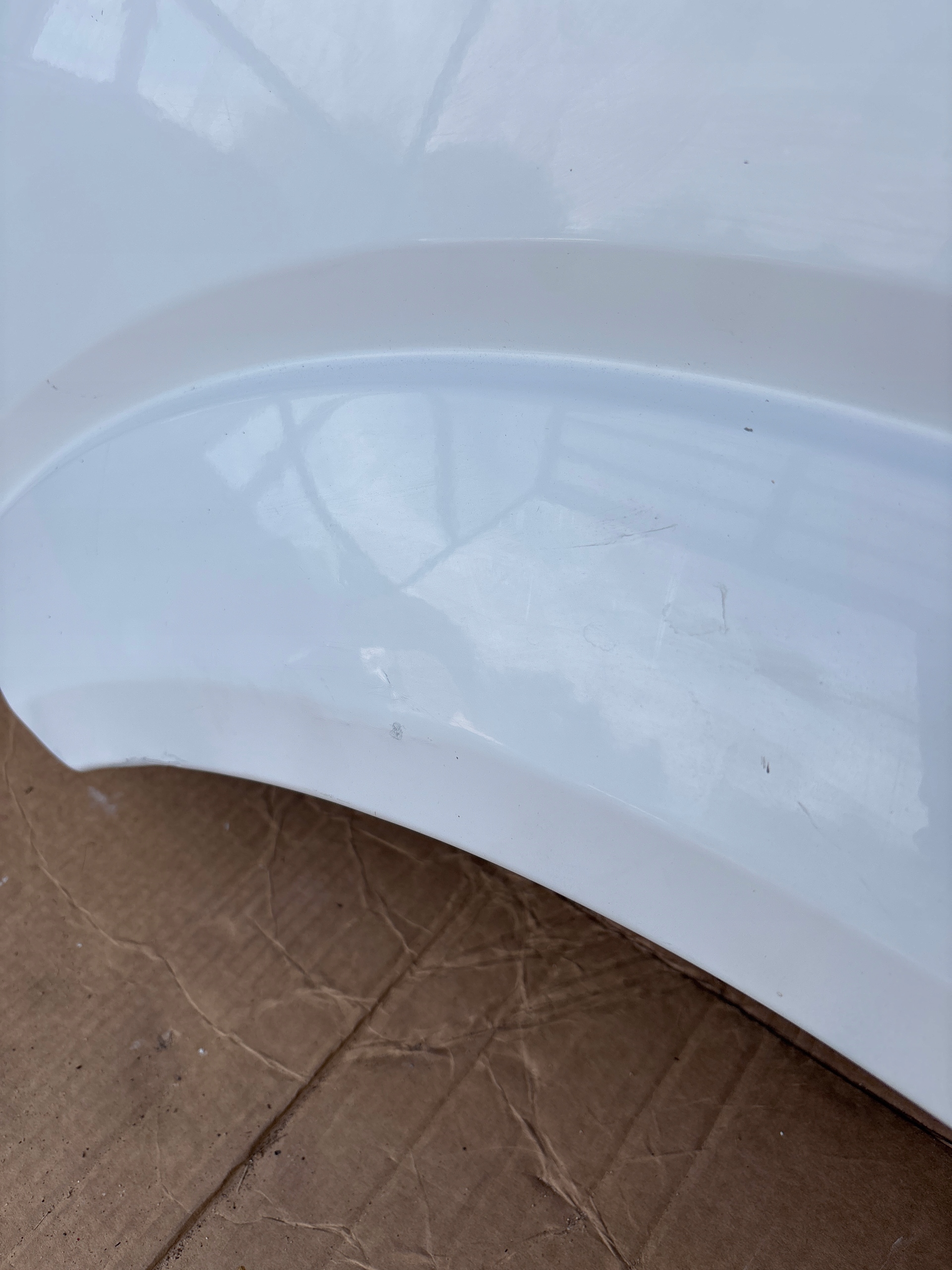 SPRINTER 906 06- fender front left BIALY original Ladny without rdzy