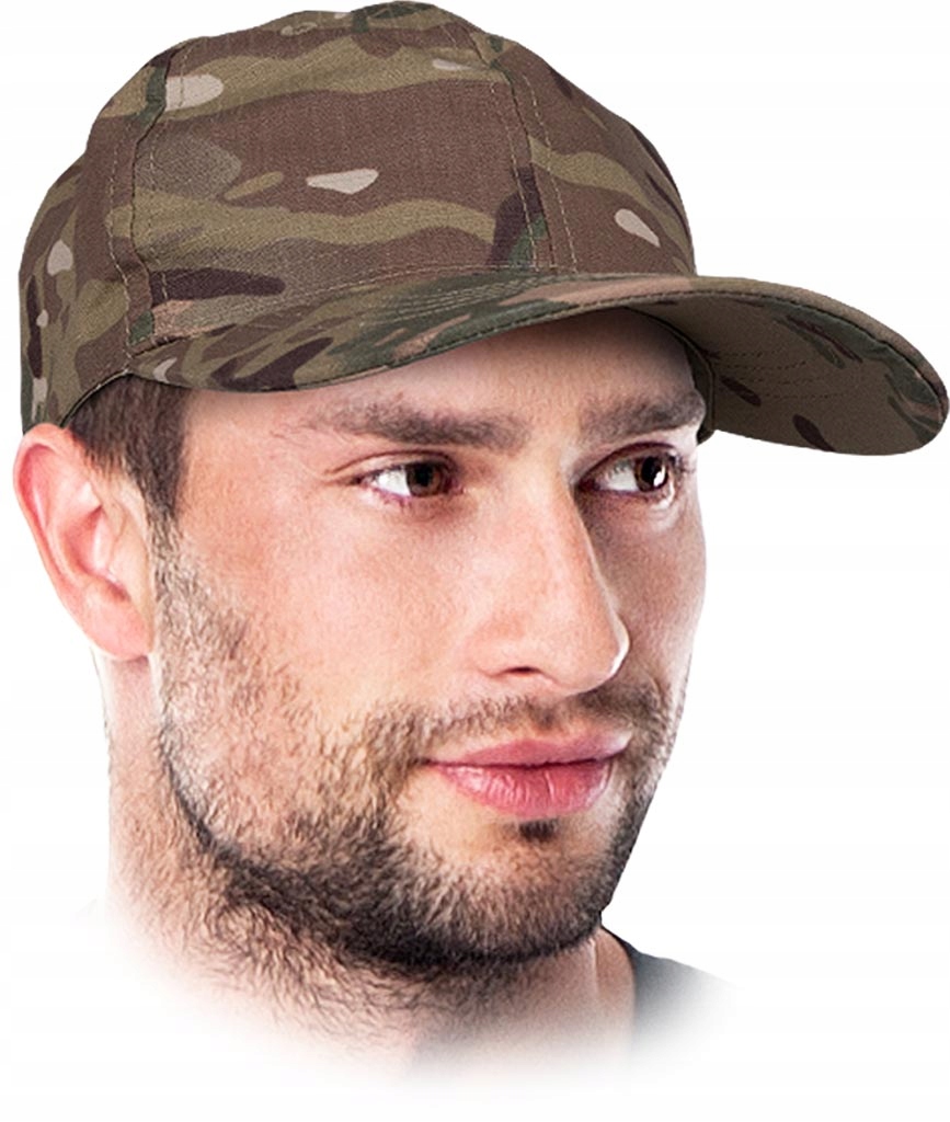 Czapka z daszkiem bejsbolówka patrolowa rip-stop mocna moro woodland Reis