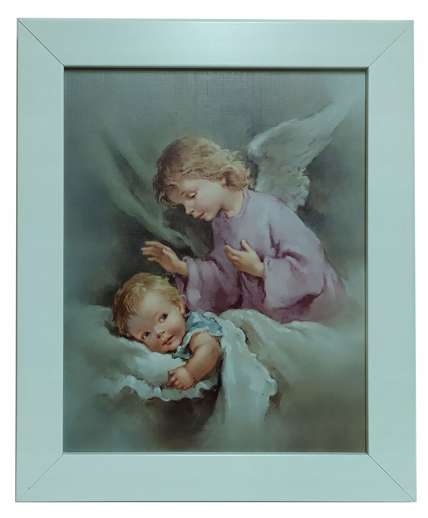 

Obraz W Białej Ramie Aniołka Stróża Anioła 25X30