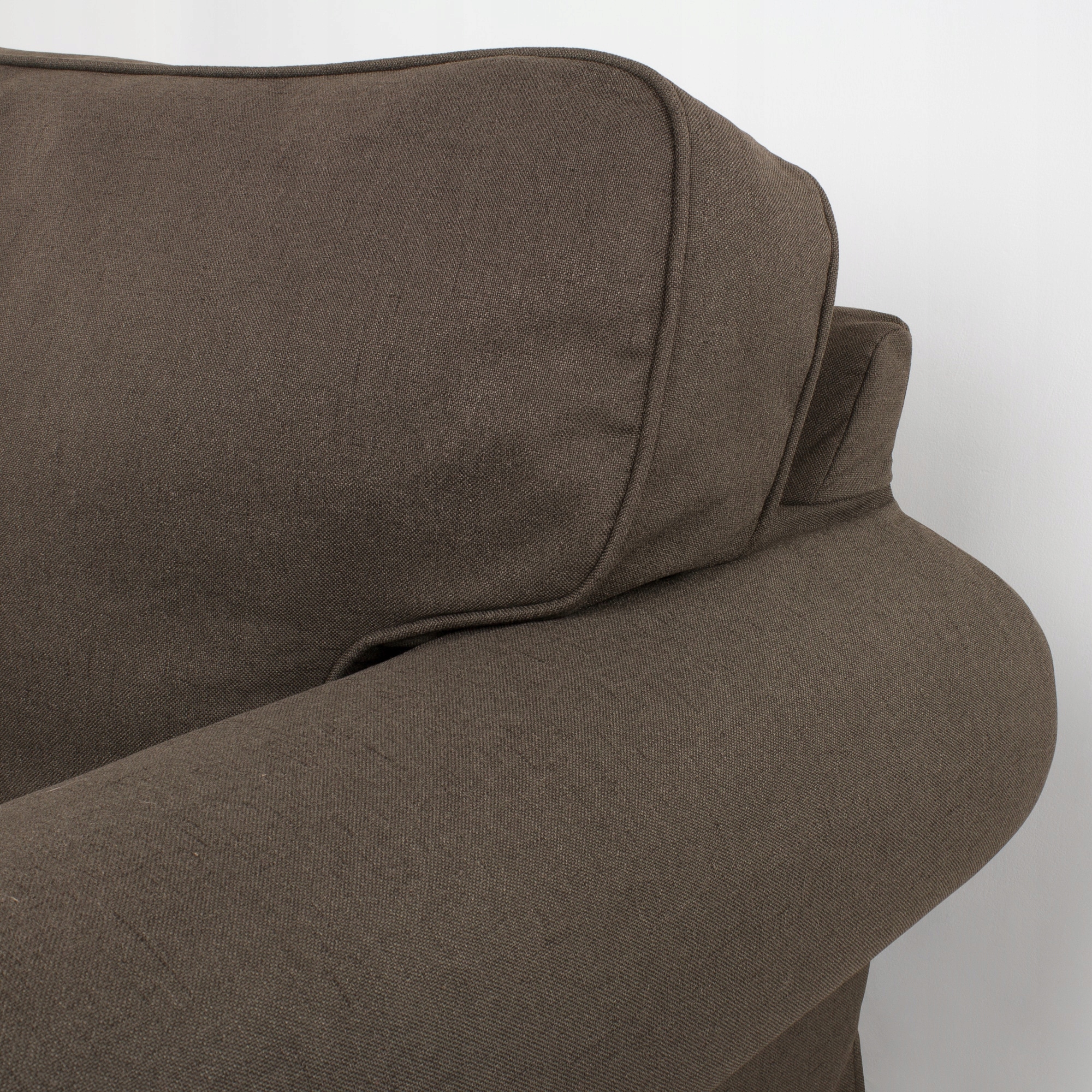 Pokrowiec Ikea Ektorp 2 nierozkładany stary model Kolor brązowy