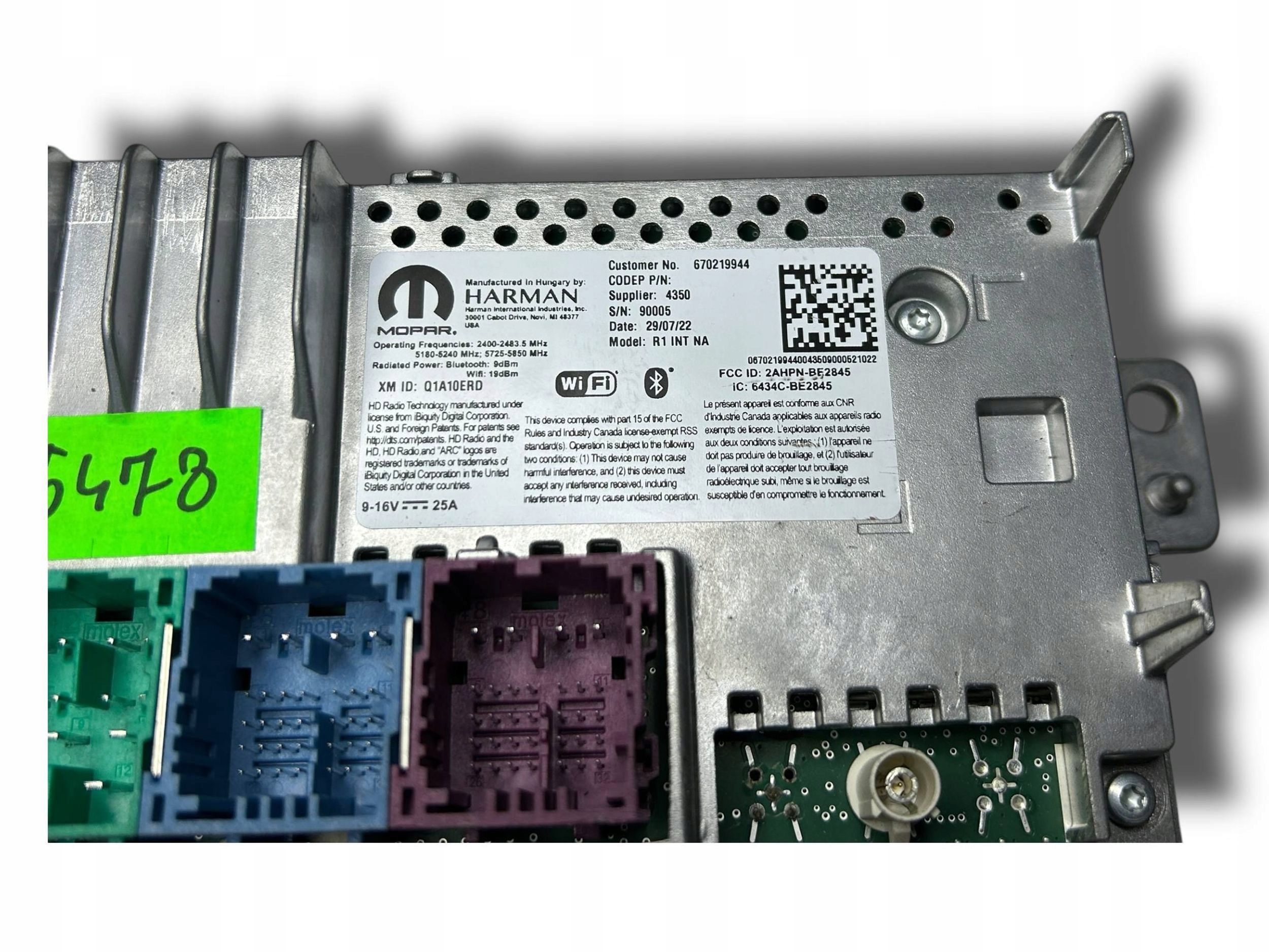 MASERATI MC20 RADIO NAVI 670219944 @M