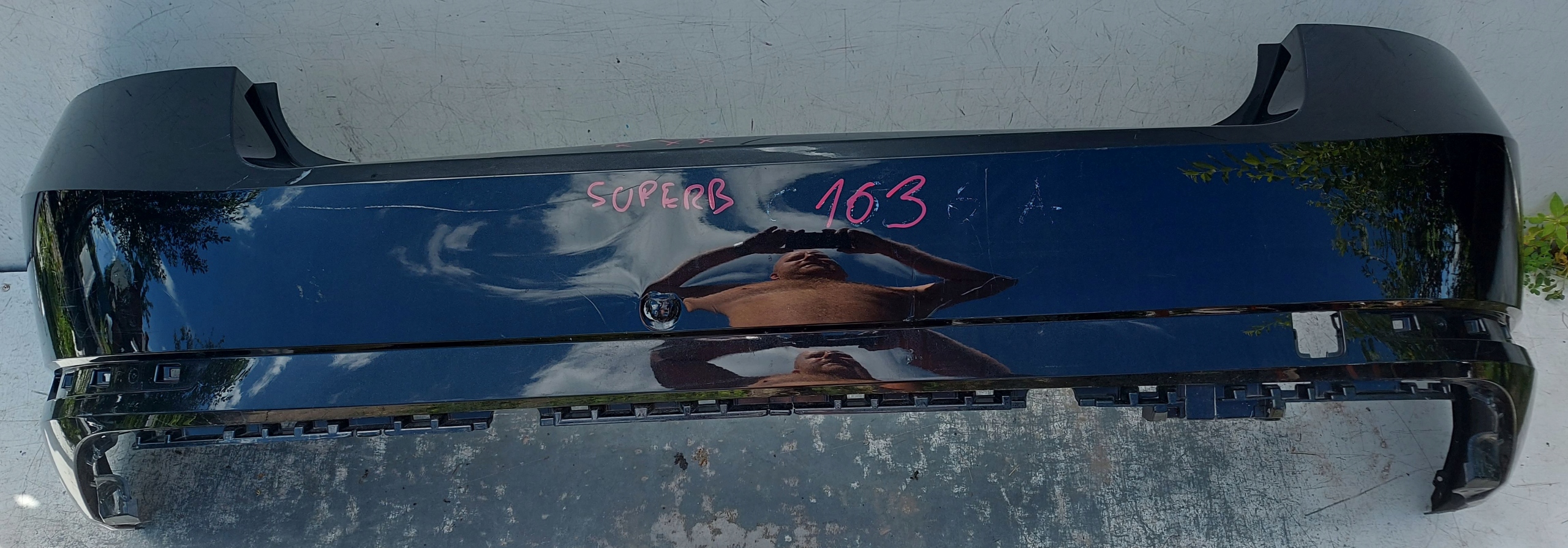 Skoda Superb 3 3V5 sedan bumper rear rear part