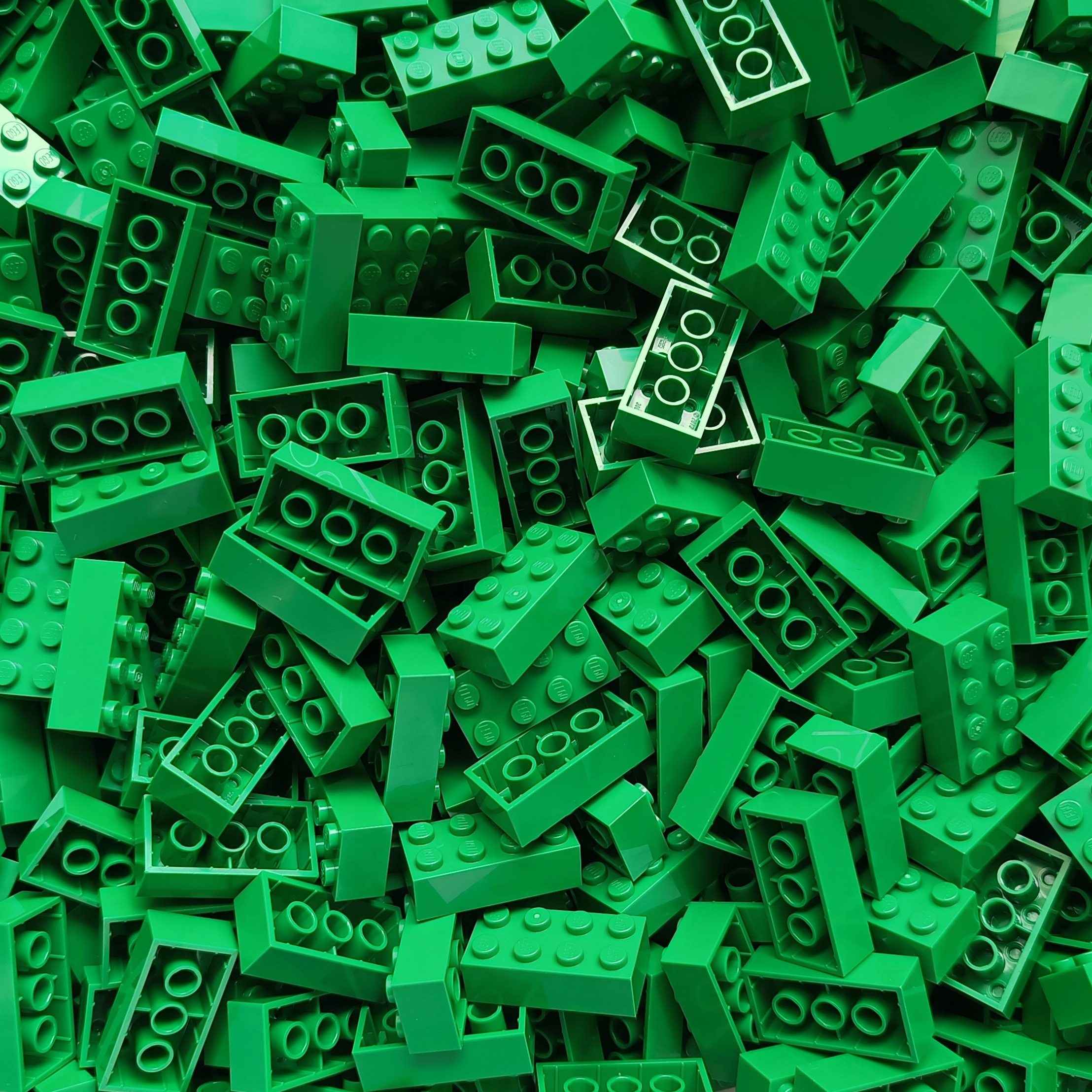 Lego Kostka Cihla 2x4 Zelená 4106356 3001 100 Ks