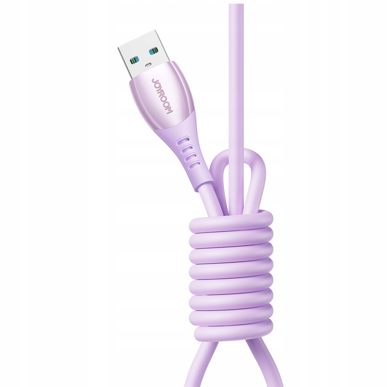 Kabel Joyroom S-A59 Vibrant Series 3A Usb-a Usb-c 1,2m fioletowy
