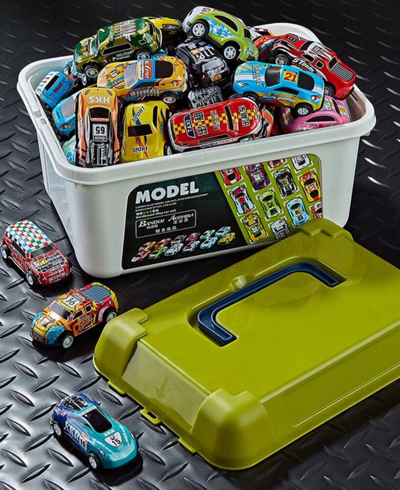 ZESTAW AUTEK z napędem W SKRZYNCE KUFERKU SAMOCHODÓW AUT Metalowe RESORAKI Rodzaj pojazdu zestawy