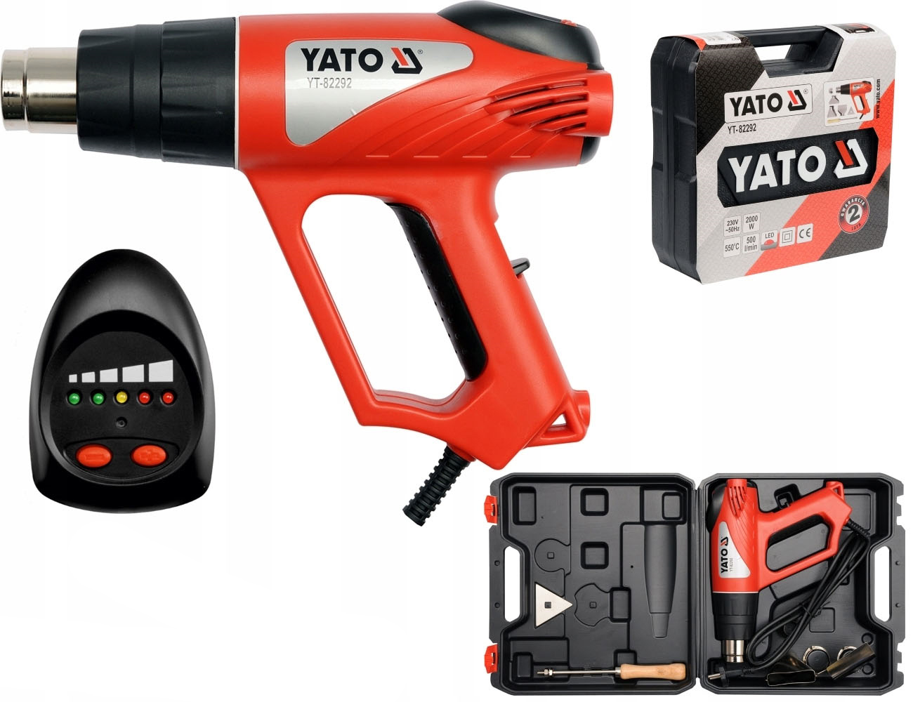 YATO OPALARKA ELEKTRYCZNA 2000W YT-82292