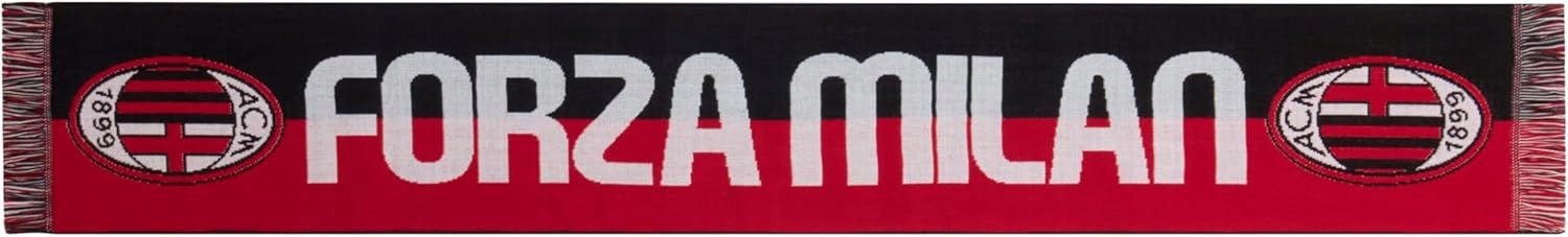 licencjonowany Żakardowy szalik kibica Ac Milan Forza Milan