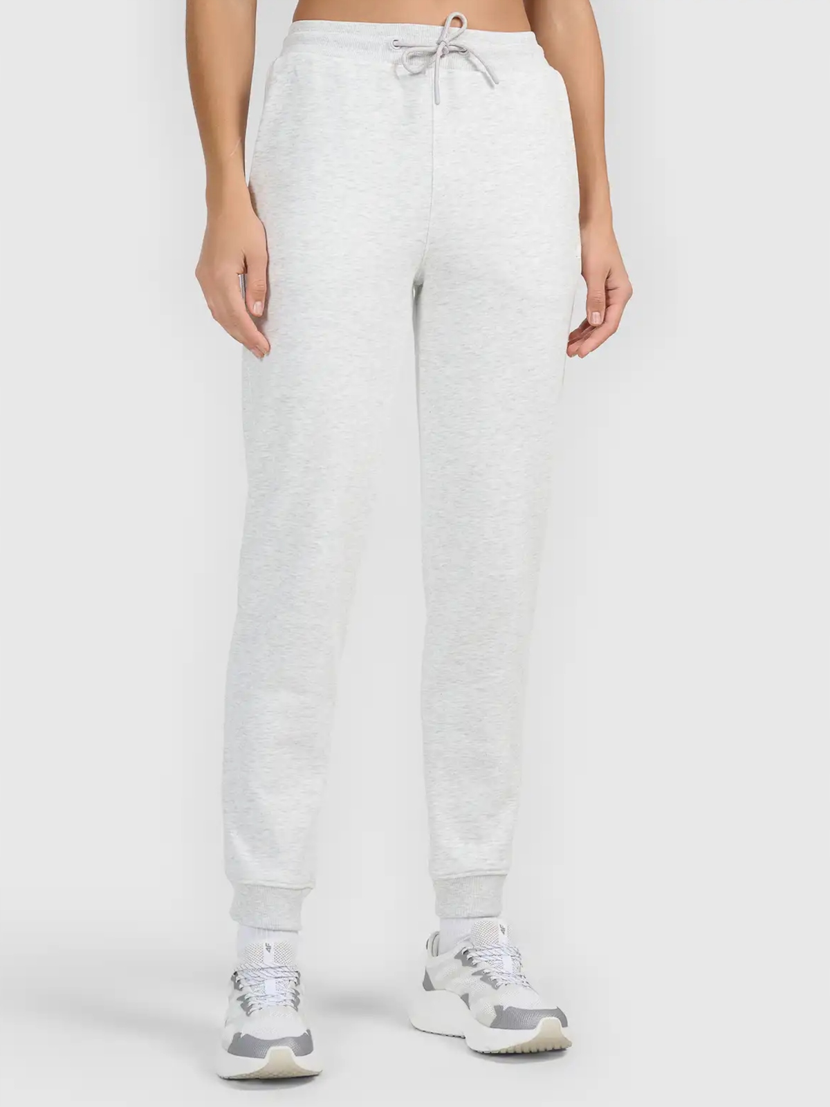 Dámské teplákové kalhoty 4F 4FWMM00TTROF1659-27M šedé bavlněné tepláky L