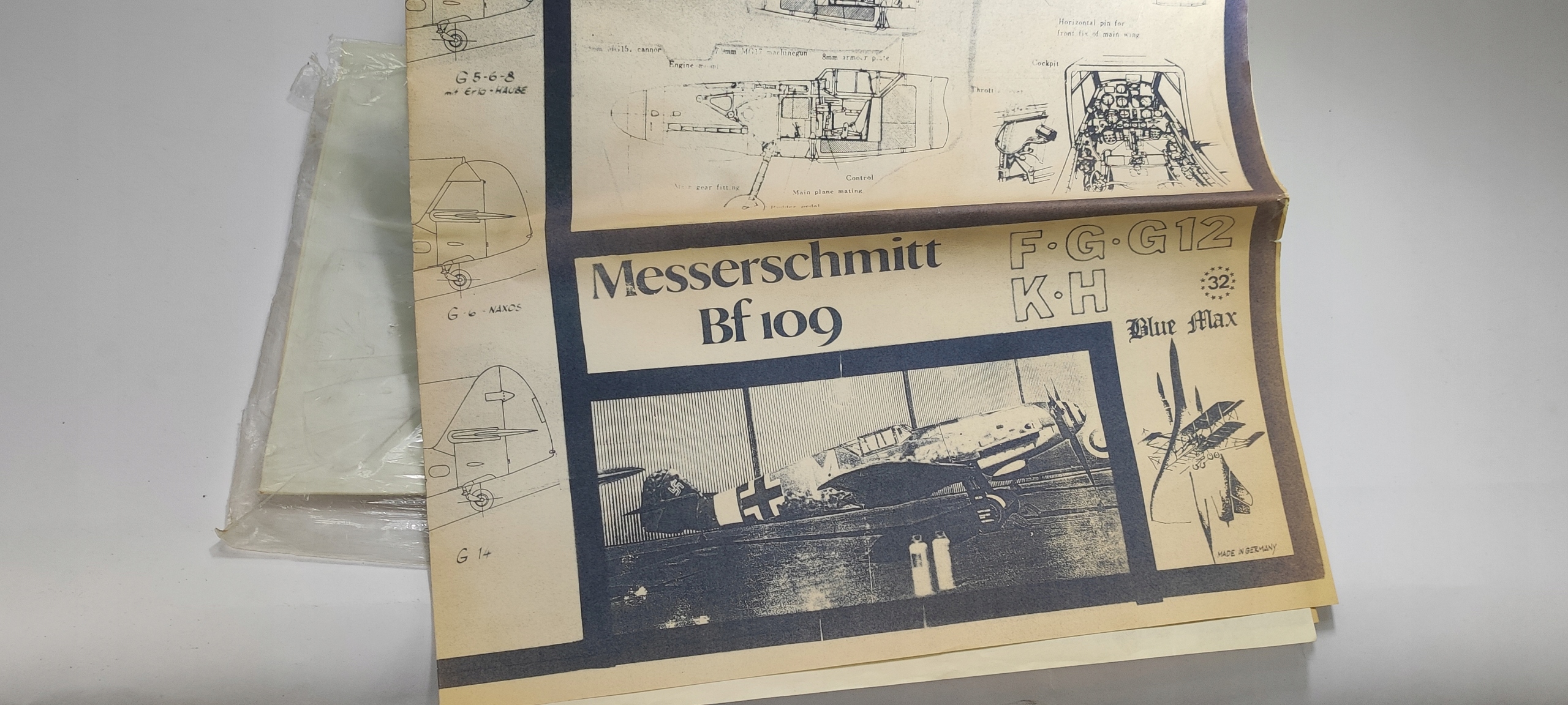 Antyk Blue Max Messerschmitt Bf 109 skala 1:32 #G549