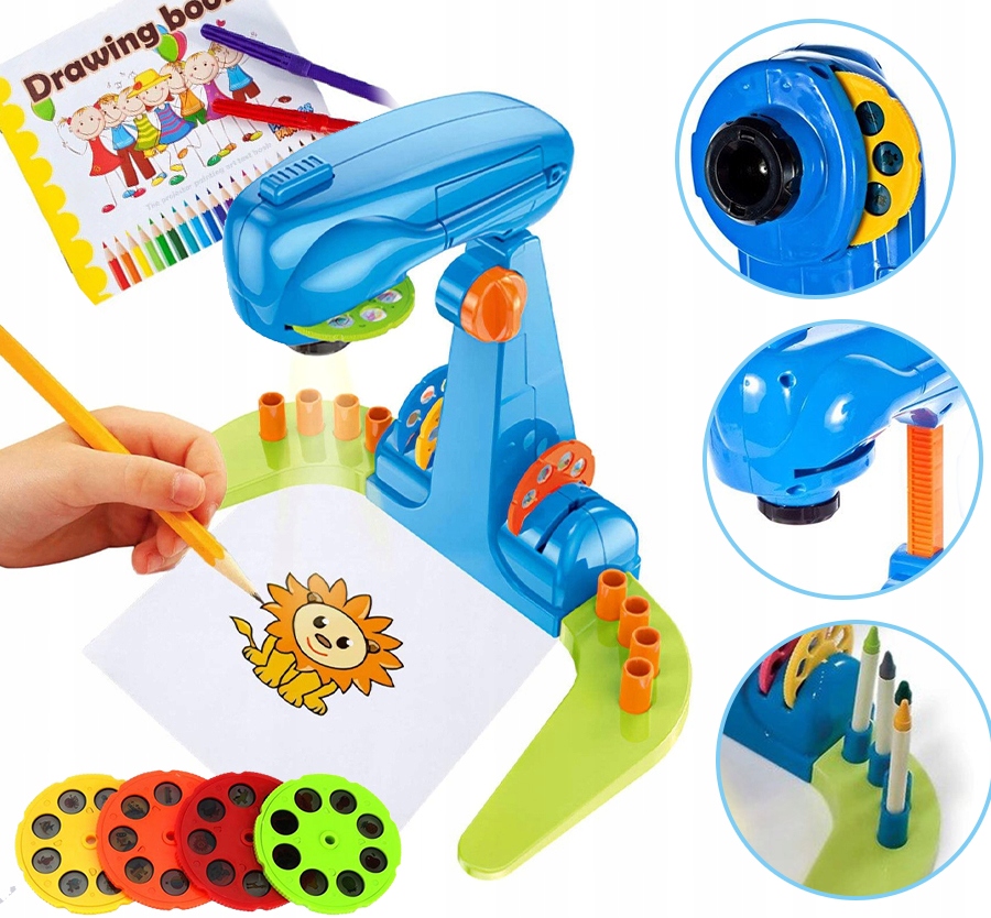 PROJEKTOR RZUTNIK DO RYSOWANIA 32 SLAJDY + TABLET + GRATIS | PREZENT ŚWIĘTA Marka inna