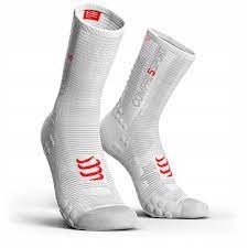 Skarpetki rowerowe Compressport 35-38 biały
