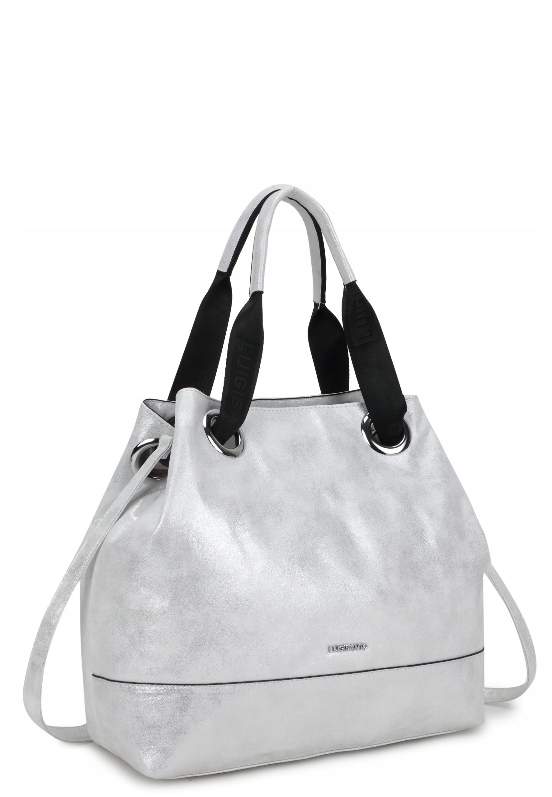 

Torebka Damska Worek Luigisanto Biała Eko Skóra