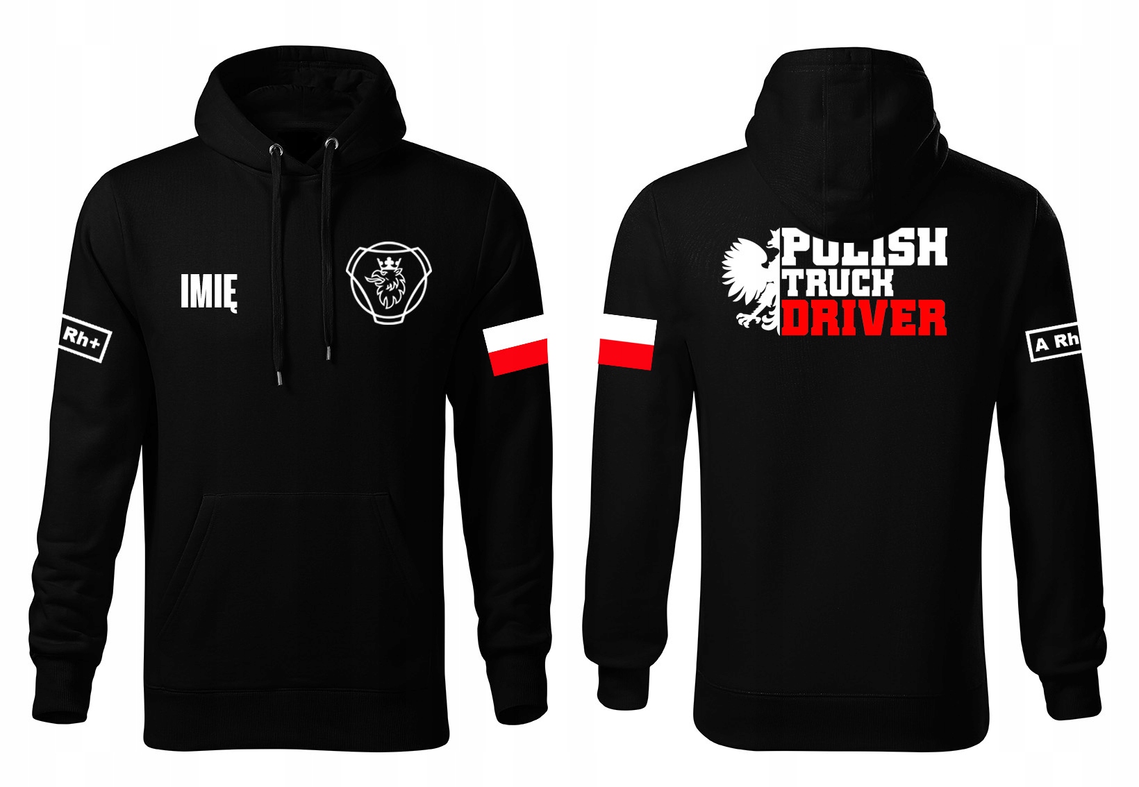 

Bluza Polish Driver Scania Imię Grupa Krwi