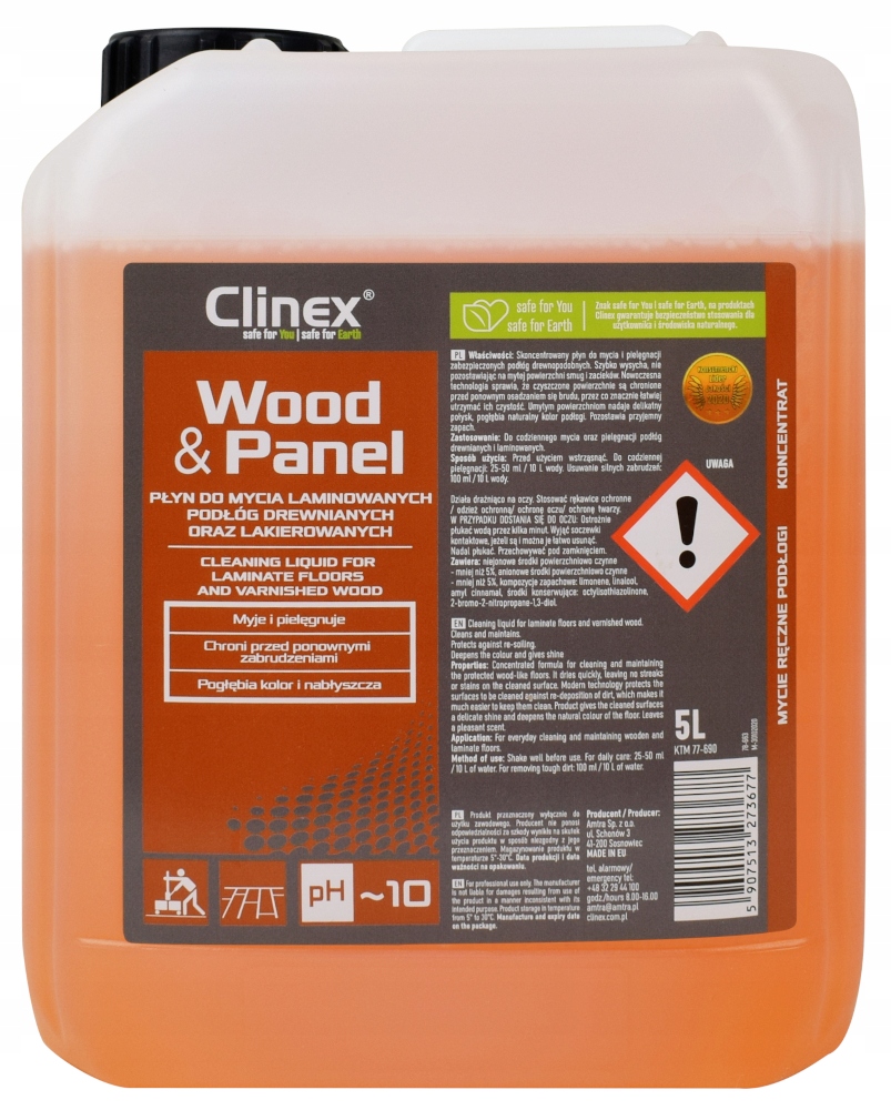

Clinex Wood & Panel 5L Płyn do mycia paneli