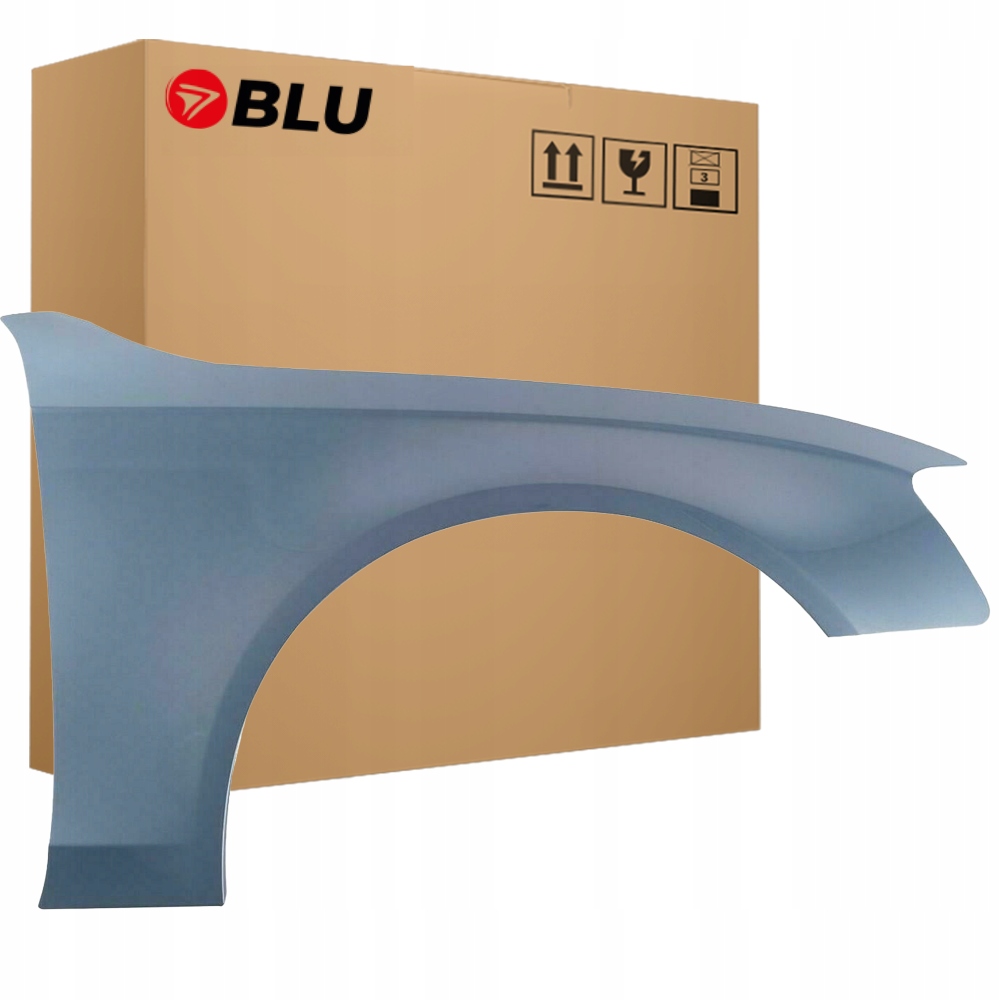 Blu Blatník Audi A4 B8 S4 LX5X pravý modrý 07-11 přední pozink