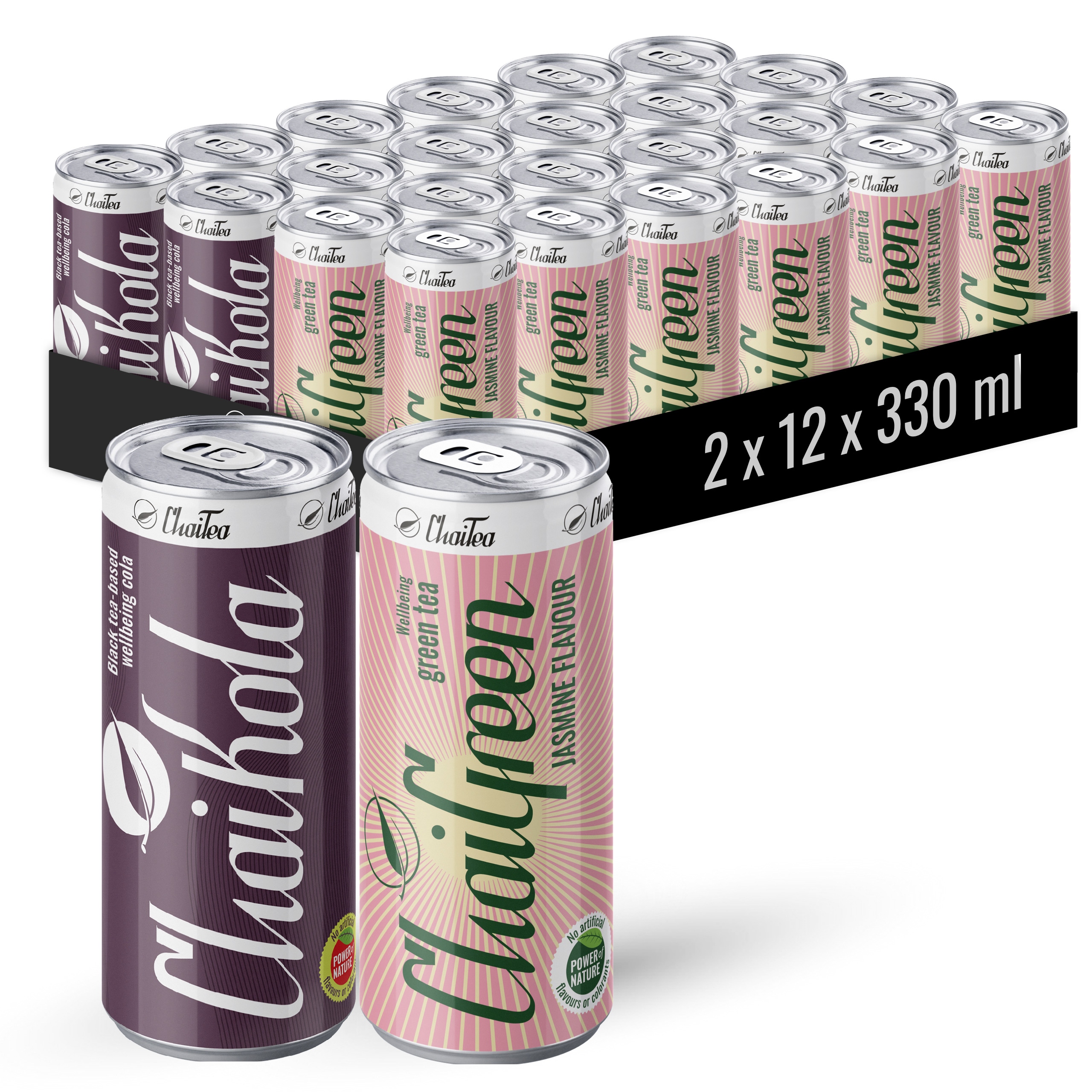 Zestaw Chaitea mix ChaiKola Classic ChaiGreen Jasmin napój ice tea 24