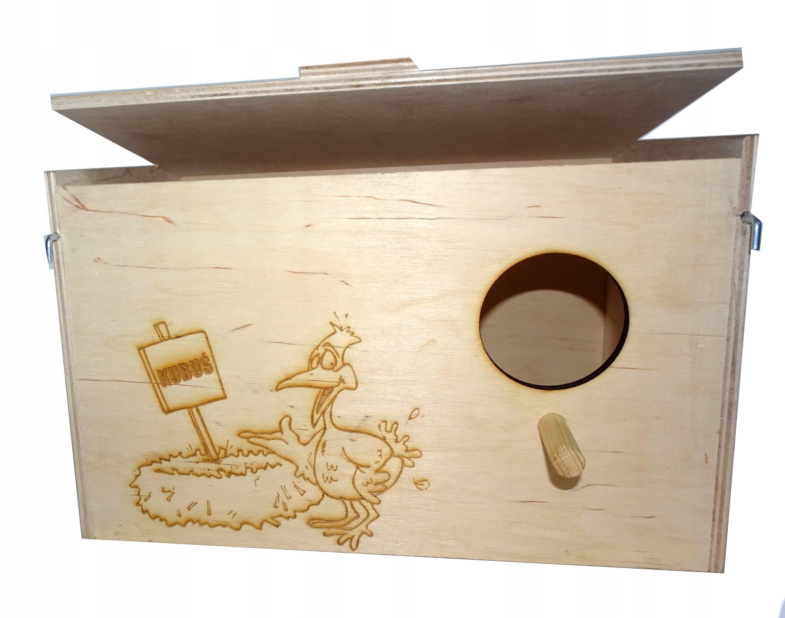 budka lęgowa dla nimfy średnich papug + GRATIS Kolor inny kolor