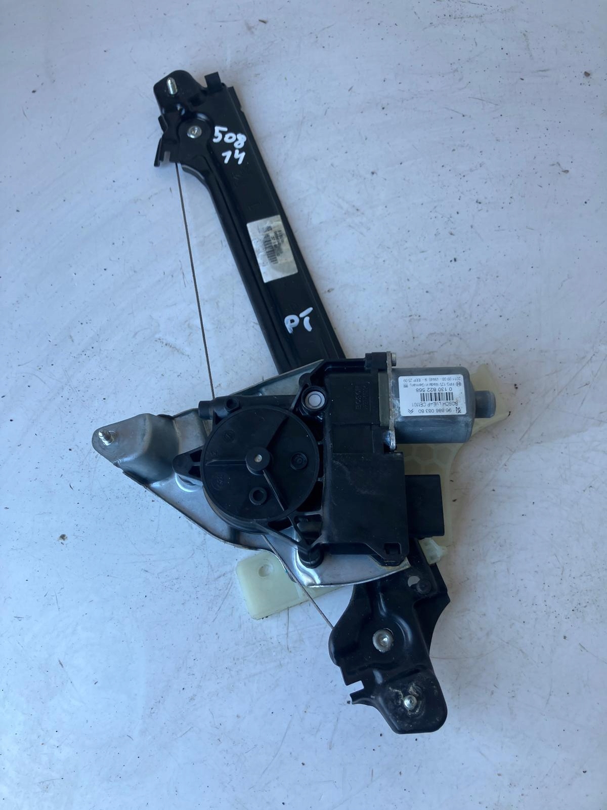 window regulator right rear part PEUGEOT 508 and 9688808380