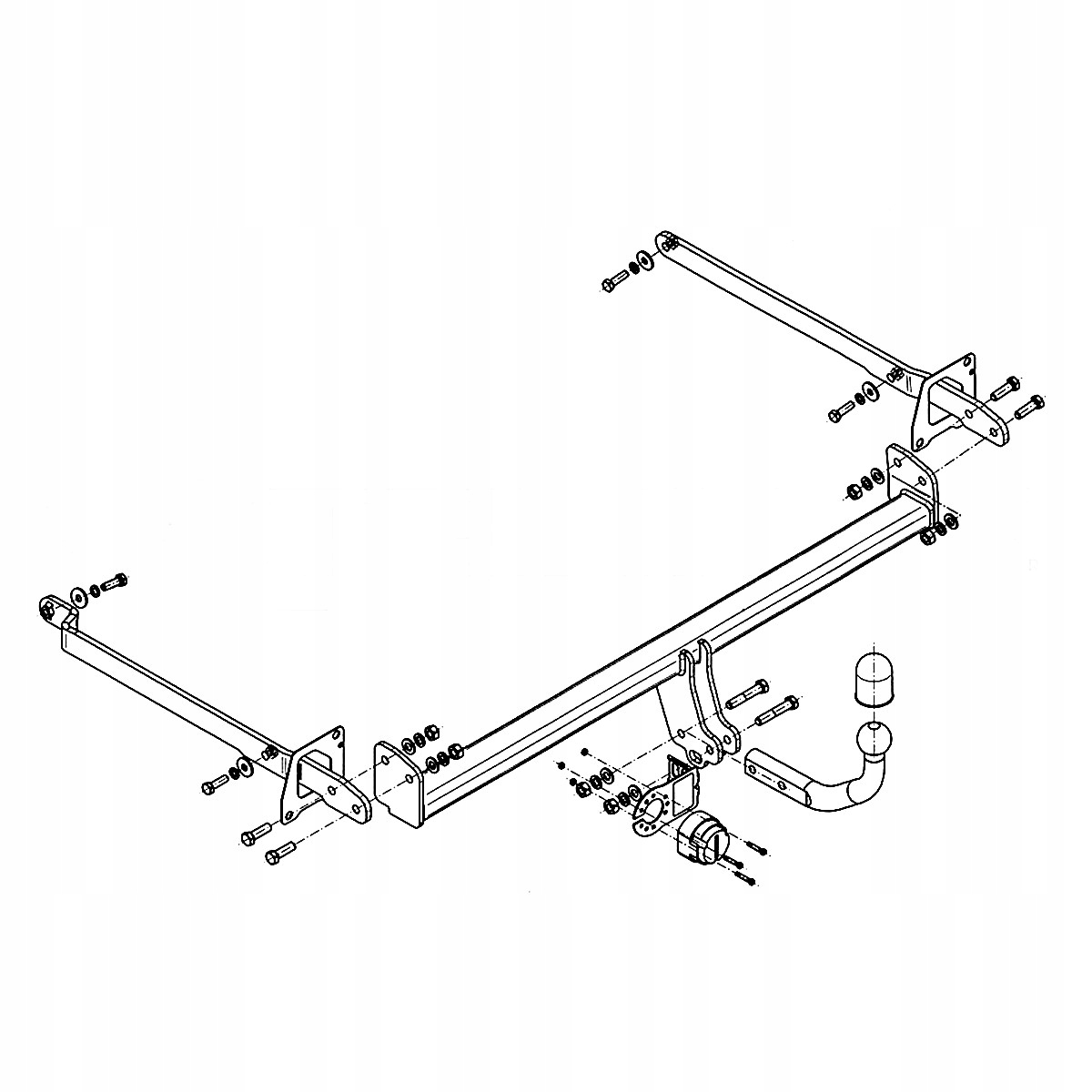 Hak holowniczy Renault Megane 3 III Kombi 09-16 MODUŁ WIĄZKA 13 PIN GRATIS Producent Steinhof