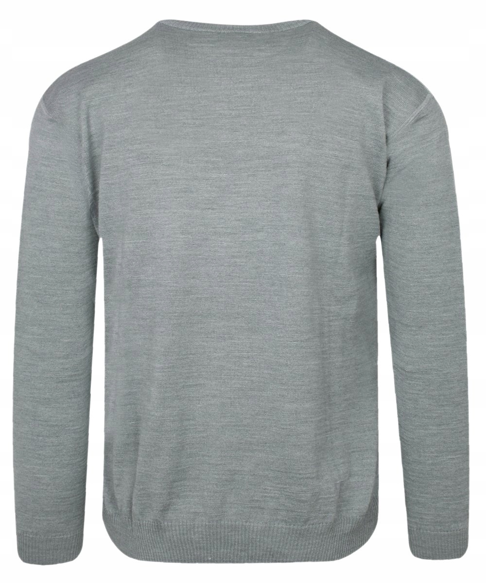 Jasny Szary Sweter U-neck MAX SHELDON XL Rozmiar XL