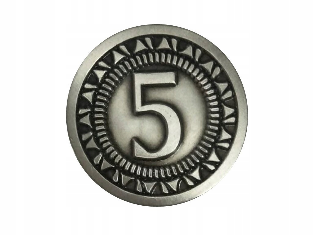 KLASYCZNA UNIWERSALNA SREBRNA METALOWA MONETA 1SZT