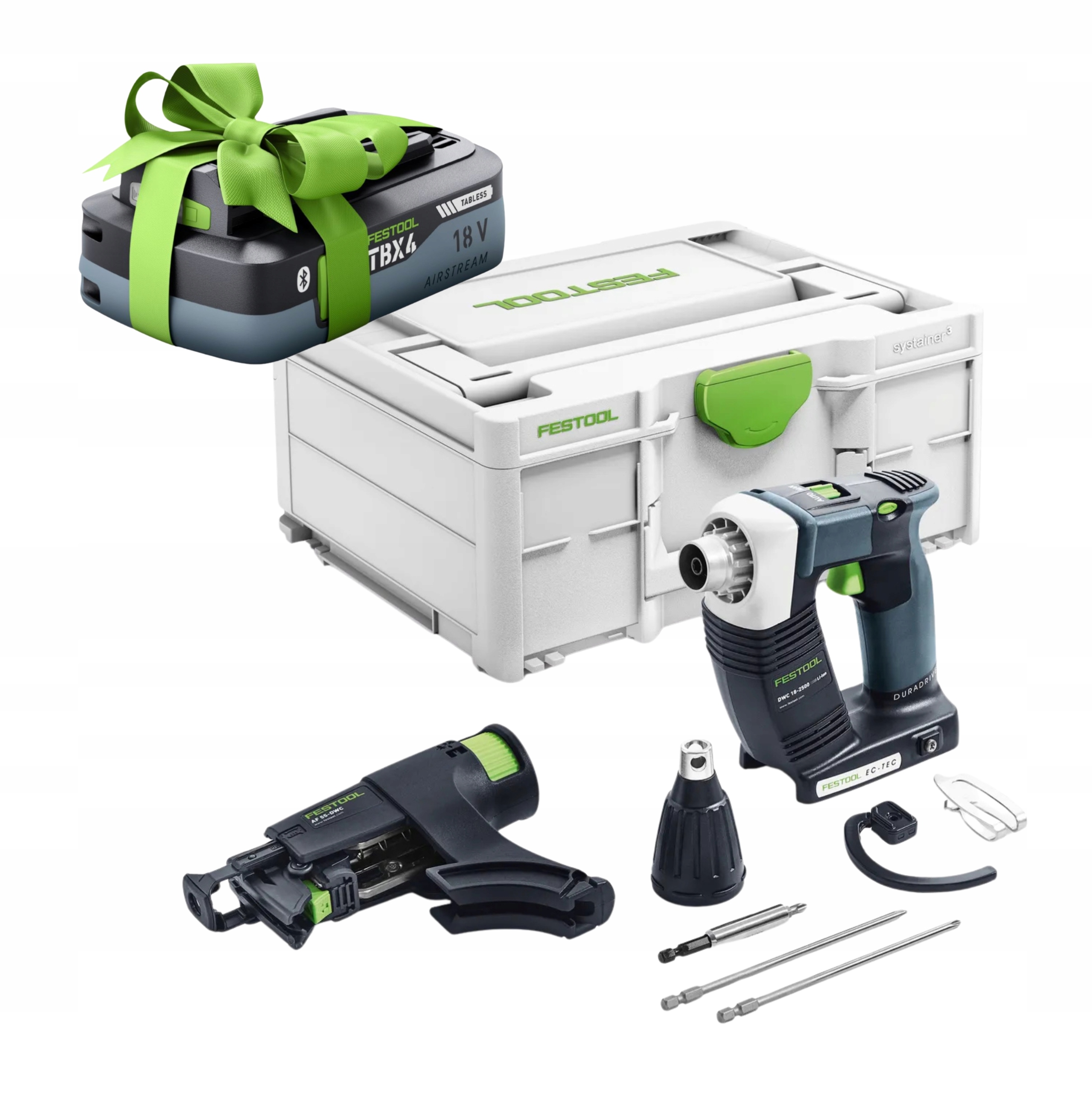 Wkrętarka budowlana Dwc 18-2500 Basic Duradrive Aku Festool 576497 Tbx