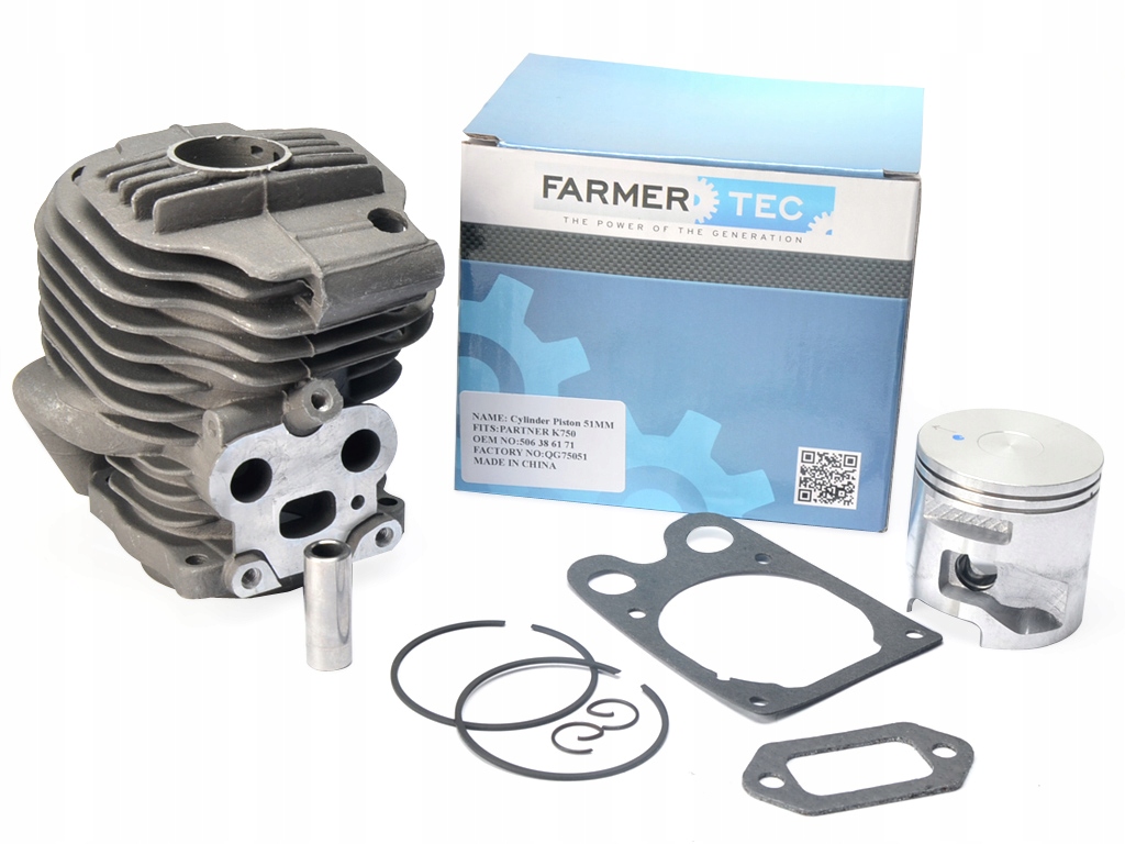 

Cylinder Tłok Pierścień 51MM Partner K750