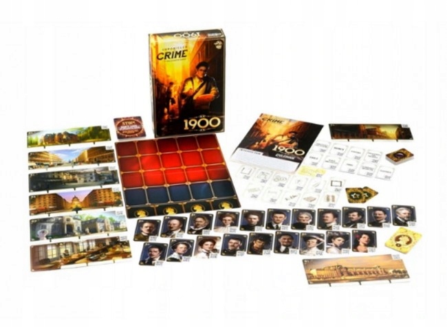 Zabawy I Gry Dla Dzieci Planszówka Kroniki Zbrodni: 1900 Pełna Śmiechu