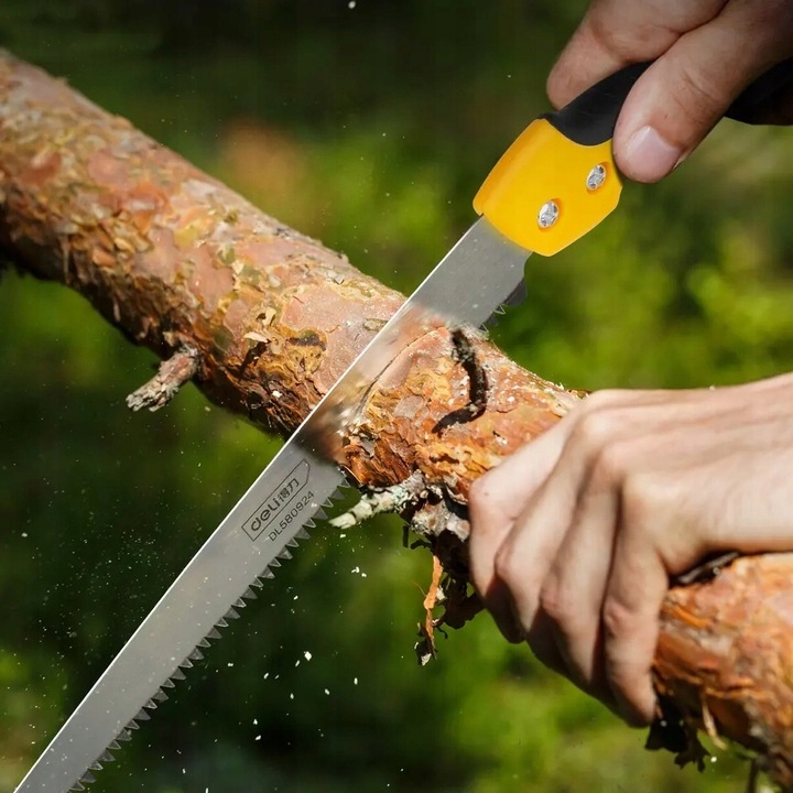 PIŁA DO GAŁĘZI DREWNA PIŁKA OGRODOWA DO CIĘCIA DRZEWA OSTRA + POKROWIEC EAN (GTIN) 5904564563450