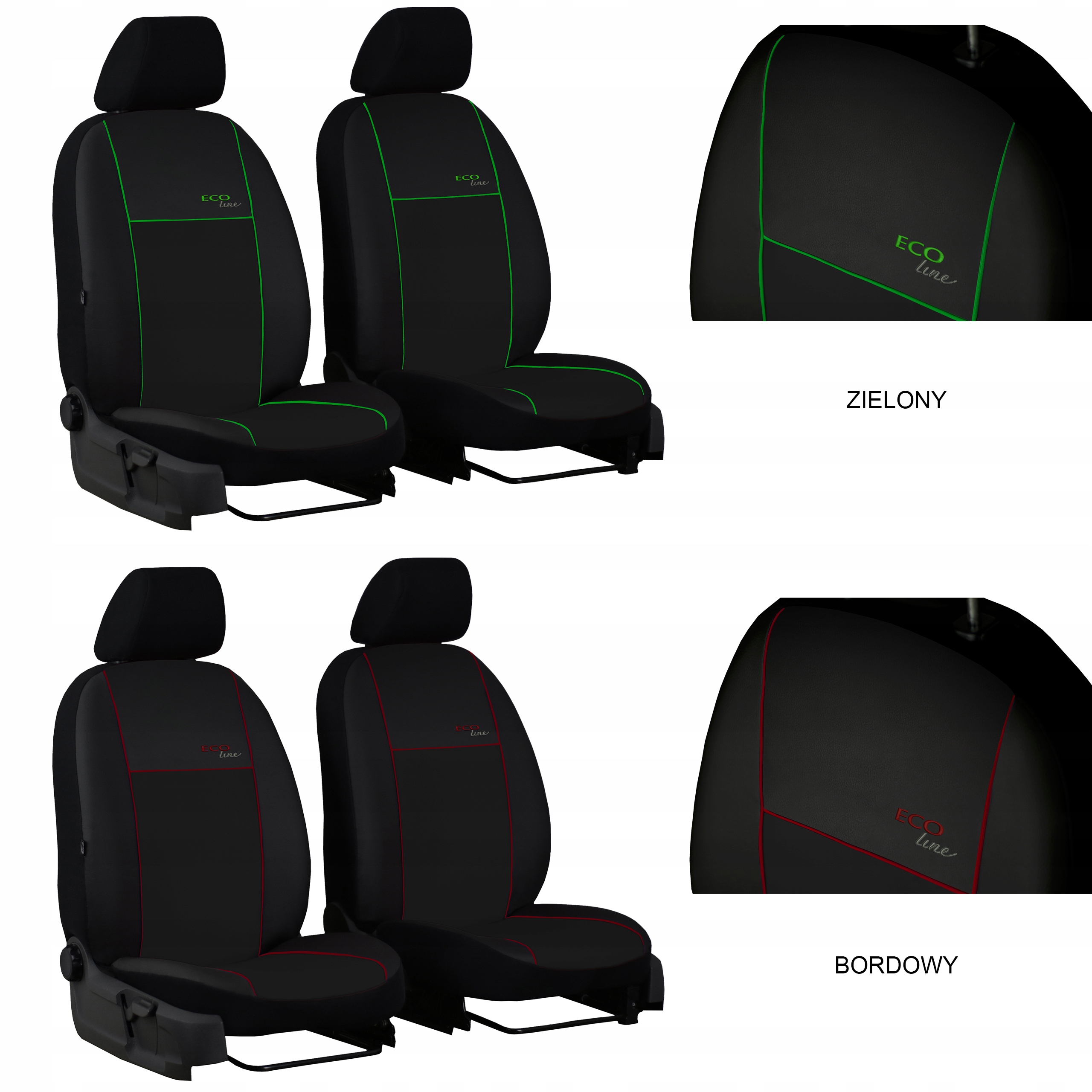 SKÓRA POKROWCE SAMOCHODOWE PRZODY DAIHATSU MOVE Model Eco Line 1+1