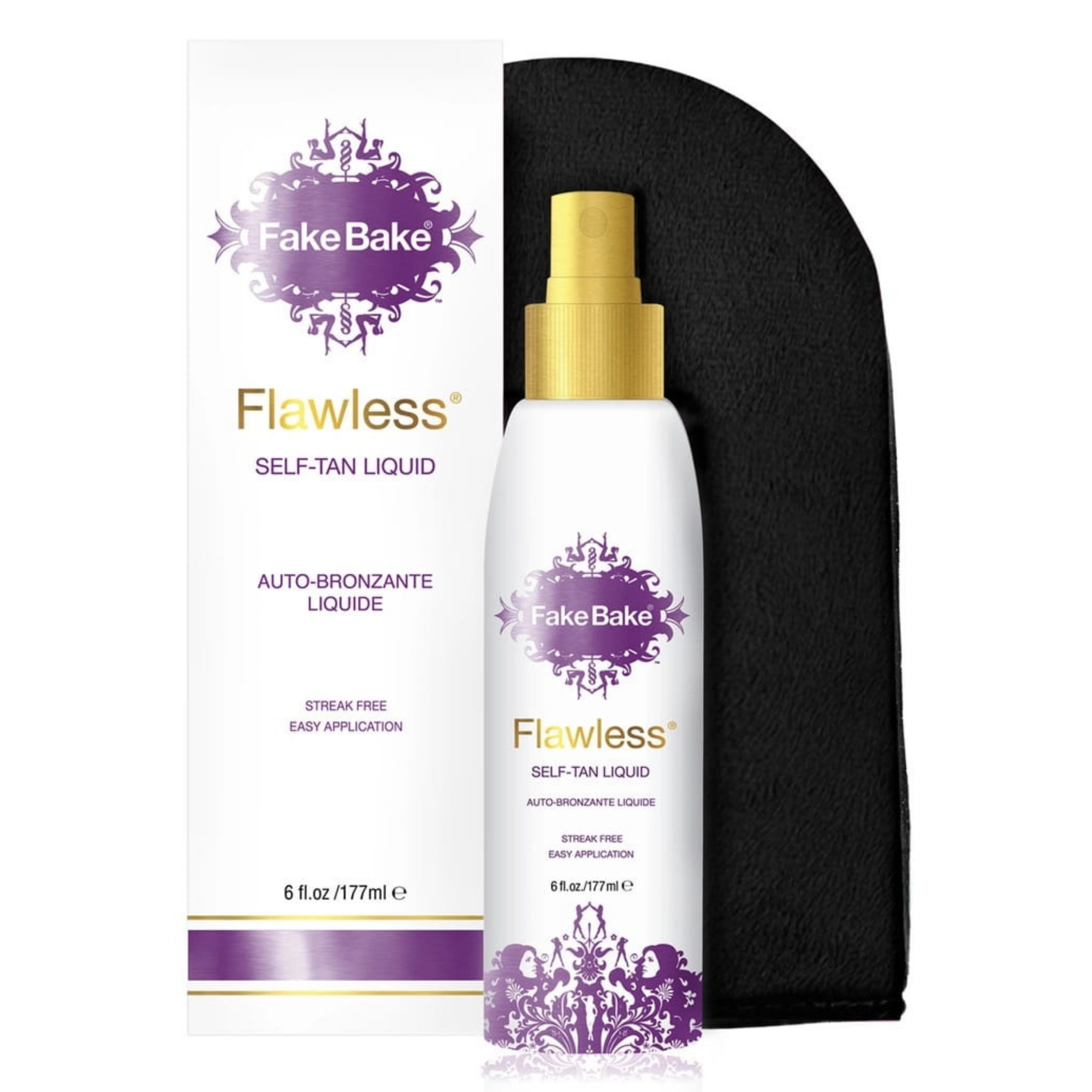 Fake Bake Flawless Samoopalovací přípravek v tekuté formě s rukavicí