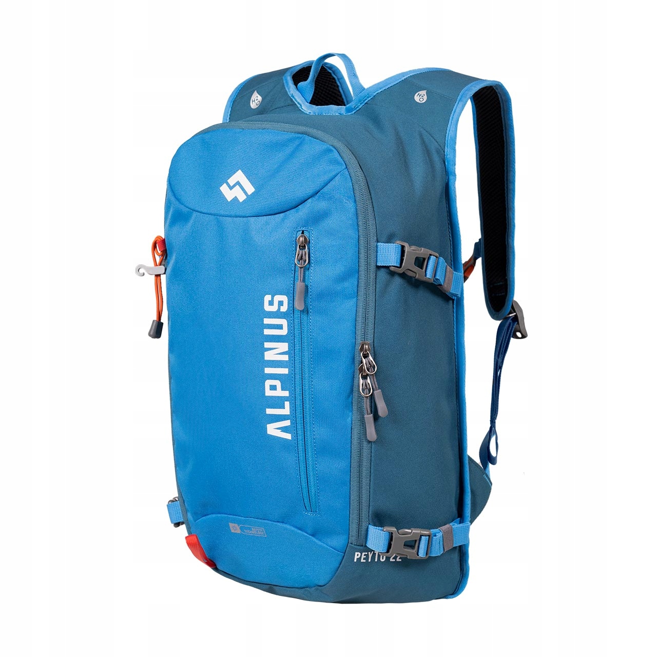 Batoh Alpinus Peyto 22 modrý systém H2O, pro notebook, hole, outdoor