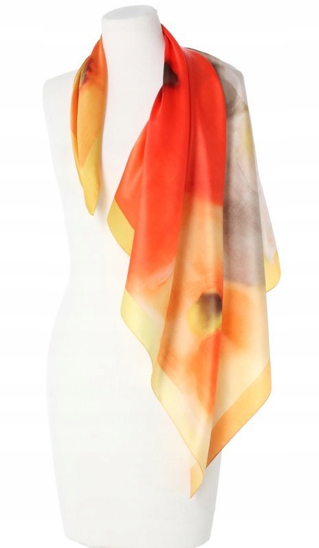 Chusta na prezent w kwiaty Chusty Szale Apaszki Model art