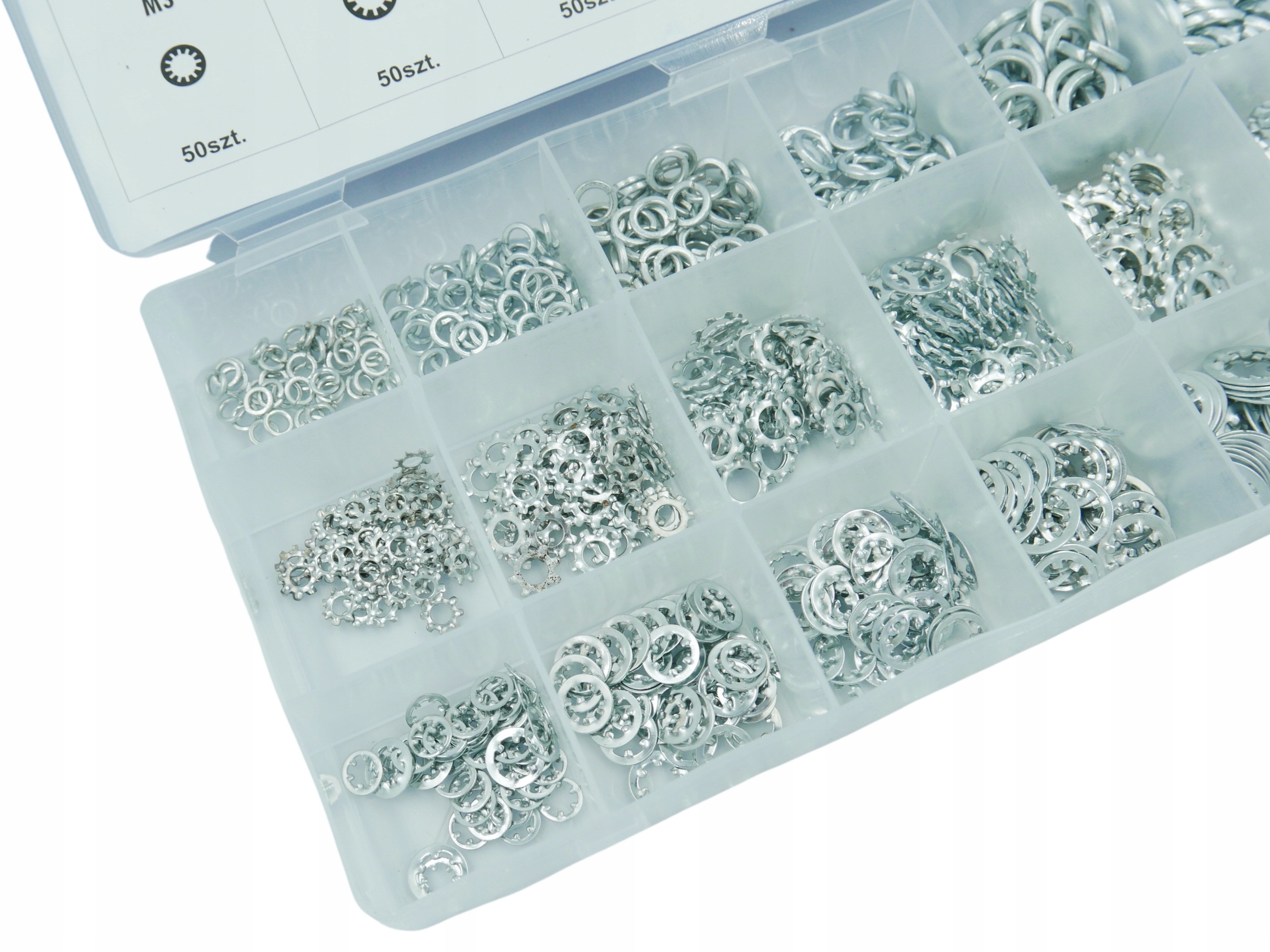 PODKŁADKI ZABEZPIECZAJĄCE M3-M10 - ZESTAW 720 SZT Marka Falon-Tech