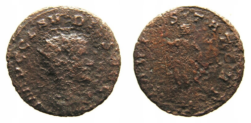 6972. RZYM, ANTONINAN, IIIw. n.e. DO ROZPOZN, 23mm