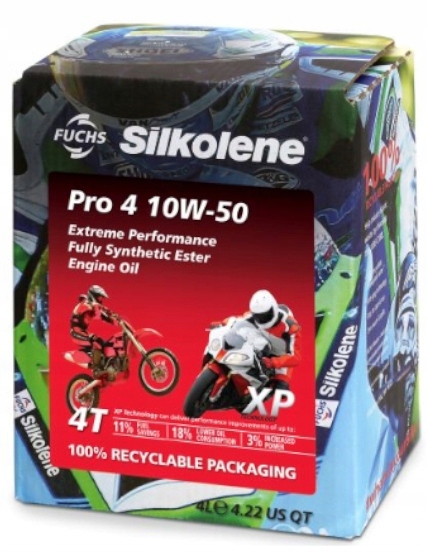 Olej do motocykla Silkolene Pro 4 10w50 Xp 4L 4T
