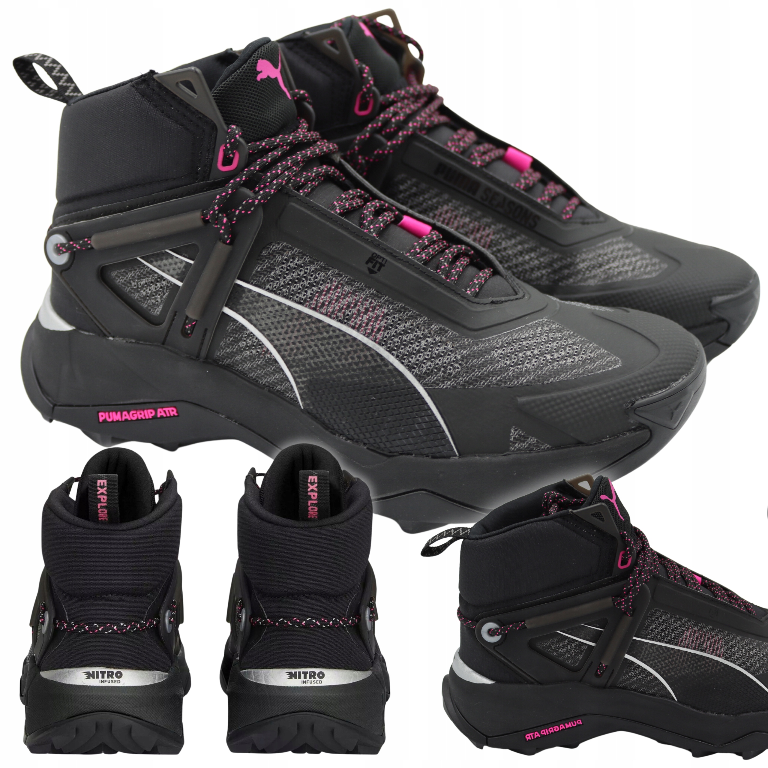 Dámské prodyšné pohodlné outdoorové boty Puma Explore Nitro MID Vel. 38