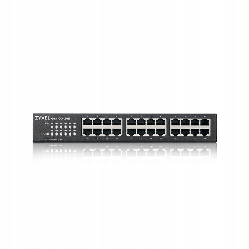 Zyxel GS1100-24E v3 switch niezarządzalny 24x1GbE rack fanless Eee 48Gbps