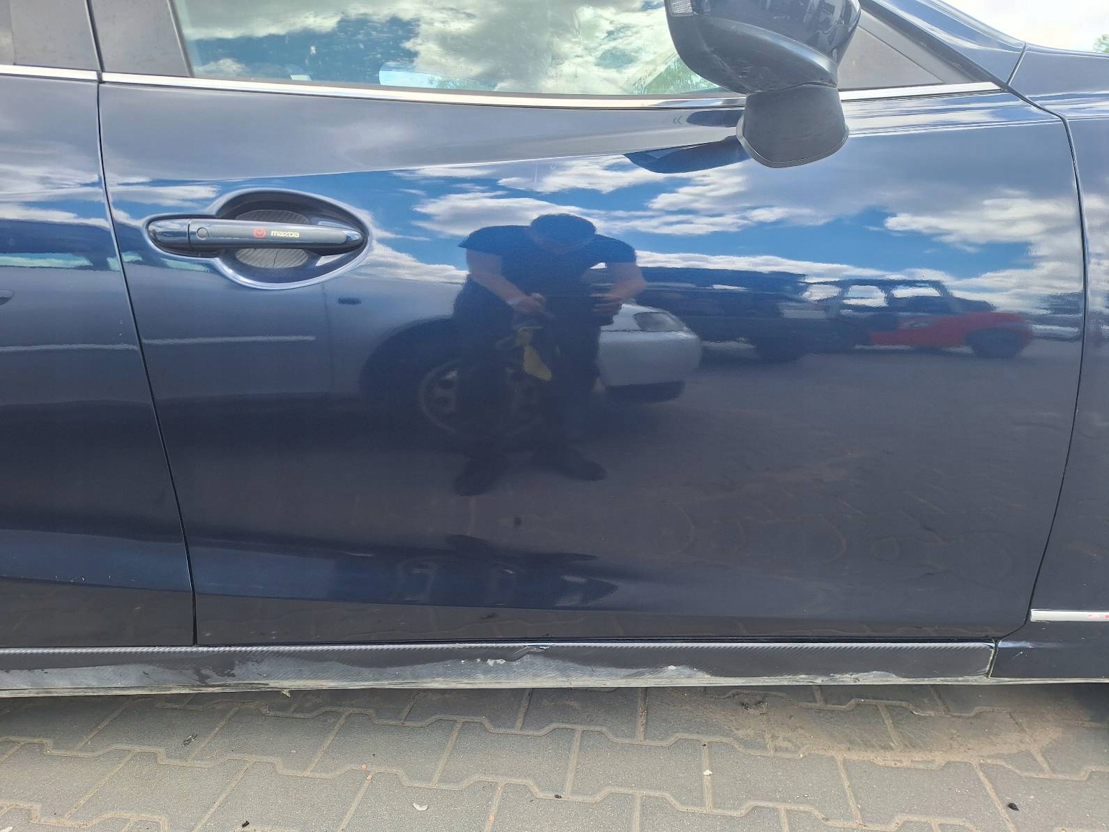 door complete right front MAZDA 3 III BM 42M