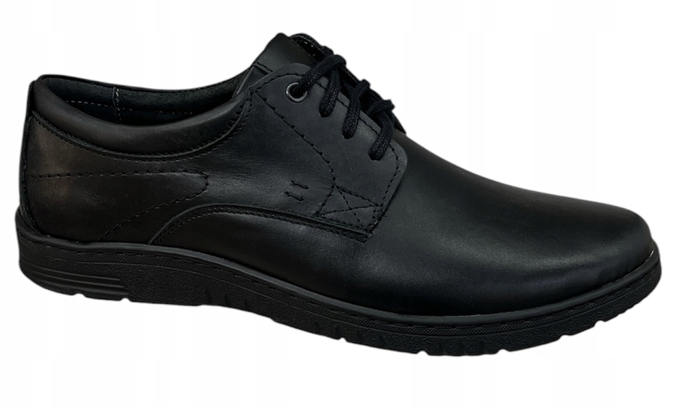 Pánské polobotky Fox 0484 VEL.42 Černá kůže Lico