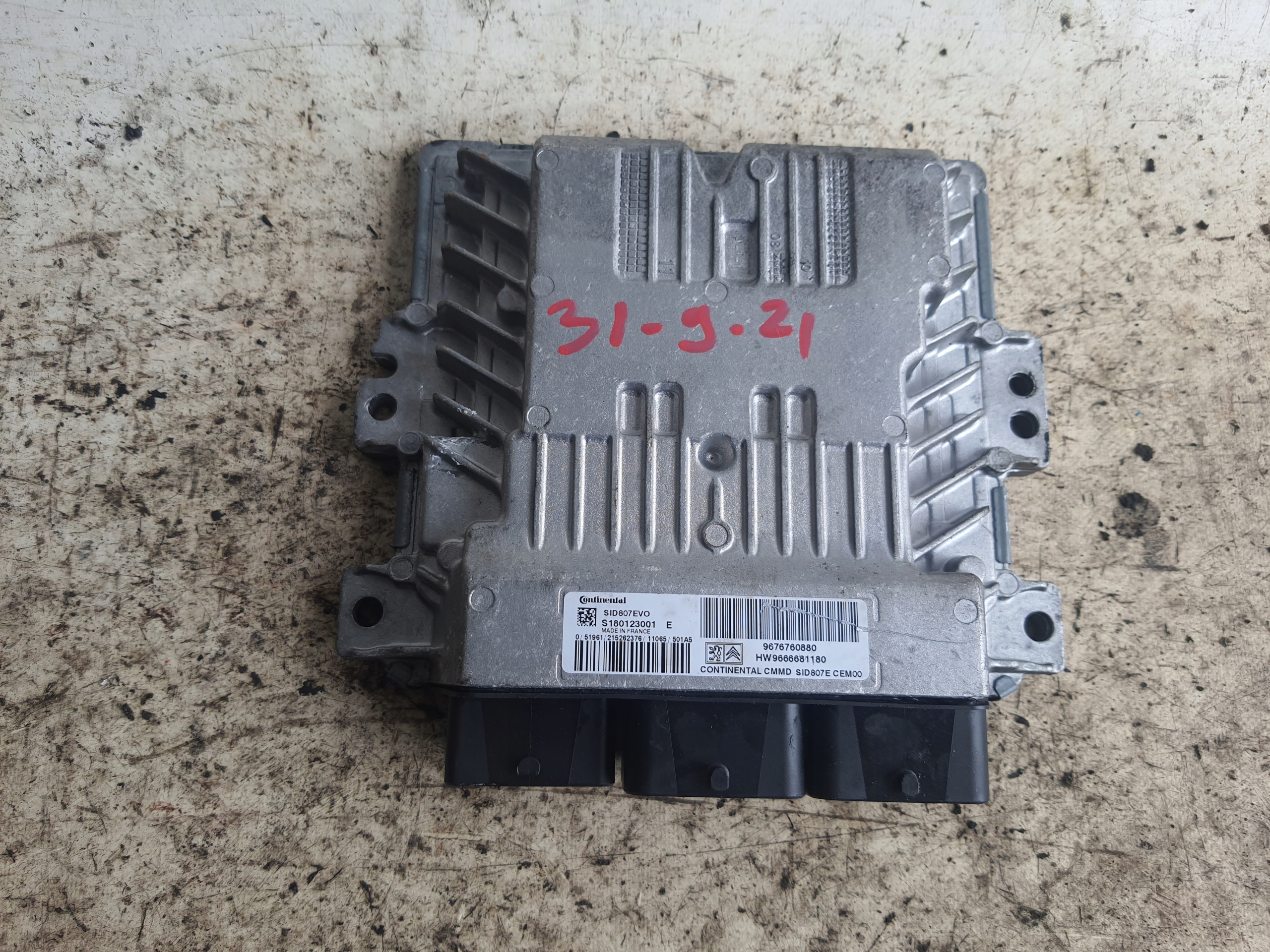 PEUGEOT CITROEN computer 9676760880