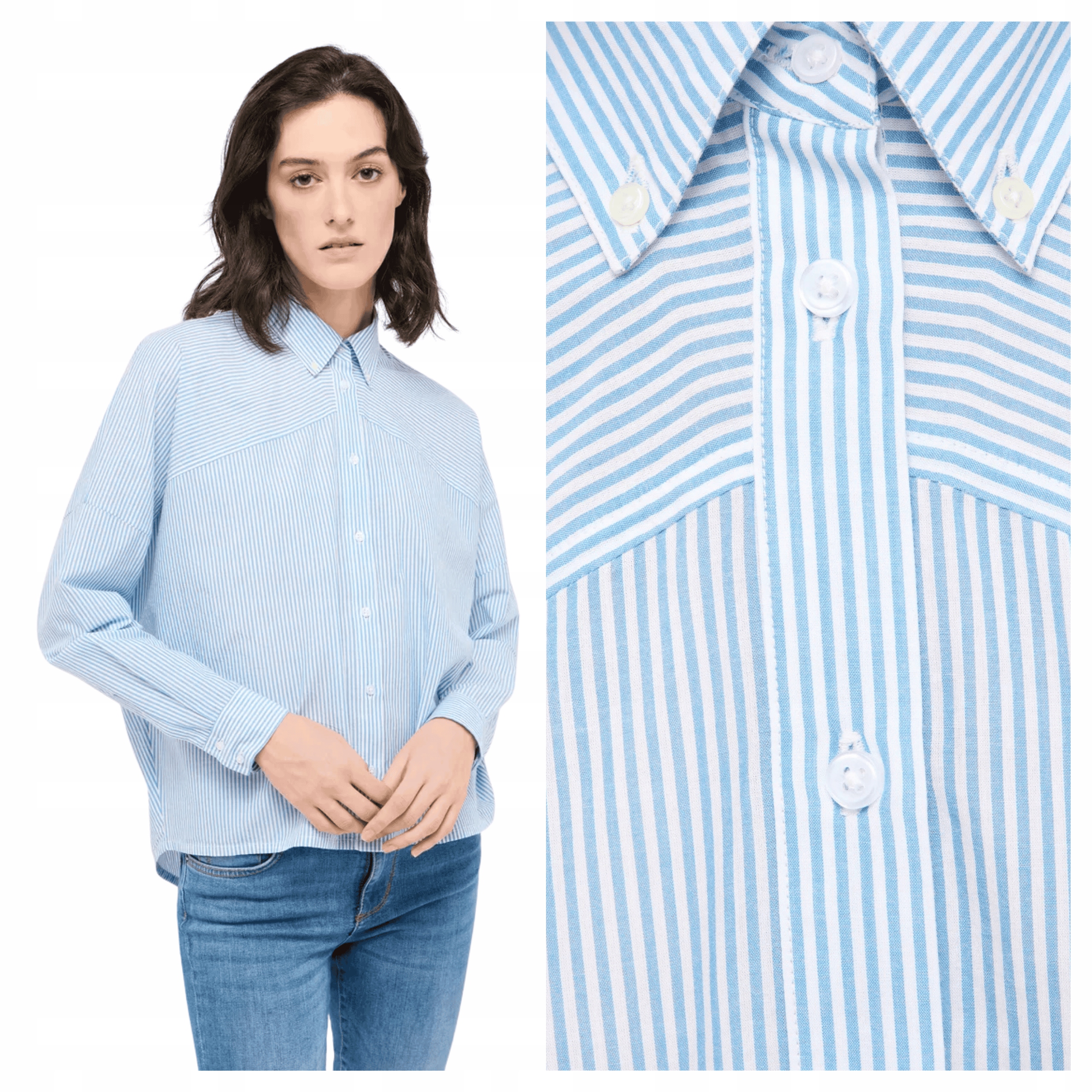 Mustang Style Ruby Stripe Classic Xs Dámská košile