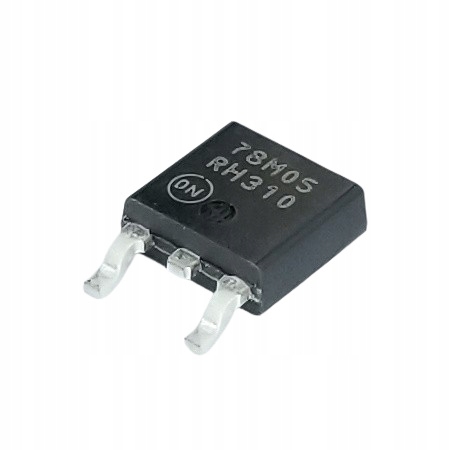 MC78M05 stabilizator 5V, 0,5A, Dpak, ONSemi 2szt