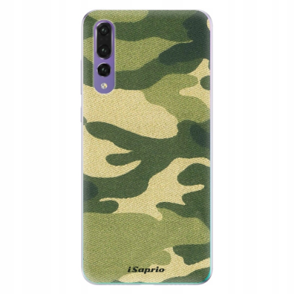 Silikonowe etui iSaprio Green Camuflage 01 do Huawei P20 Pro