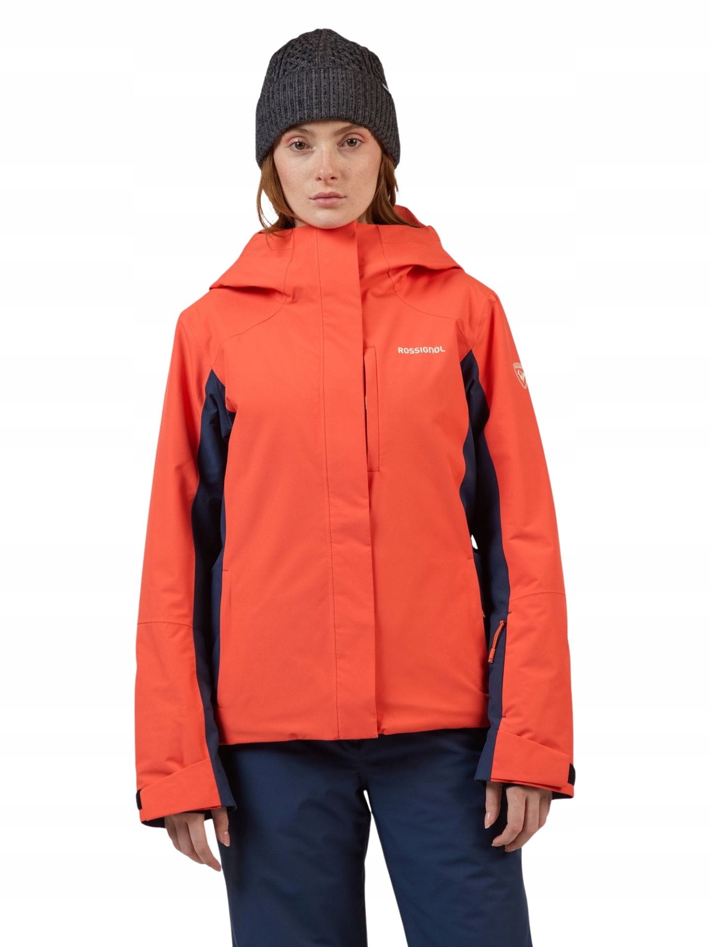 Dámská lyžařská bunda Rossignol Velika Insulated Orange Flame Xs