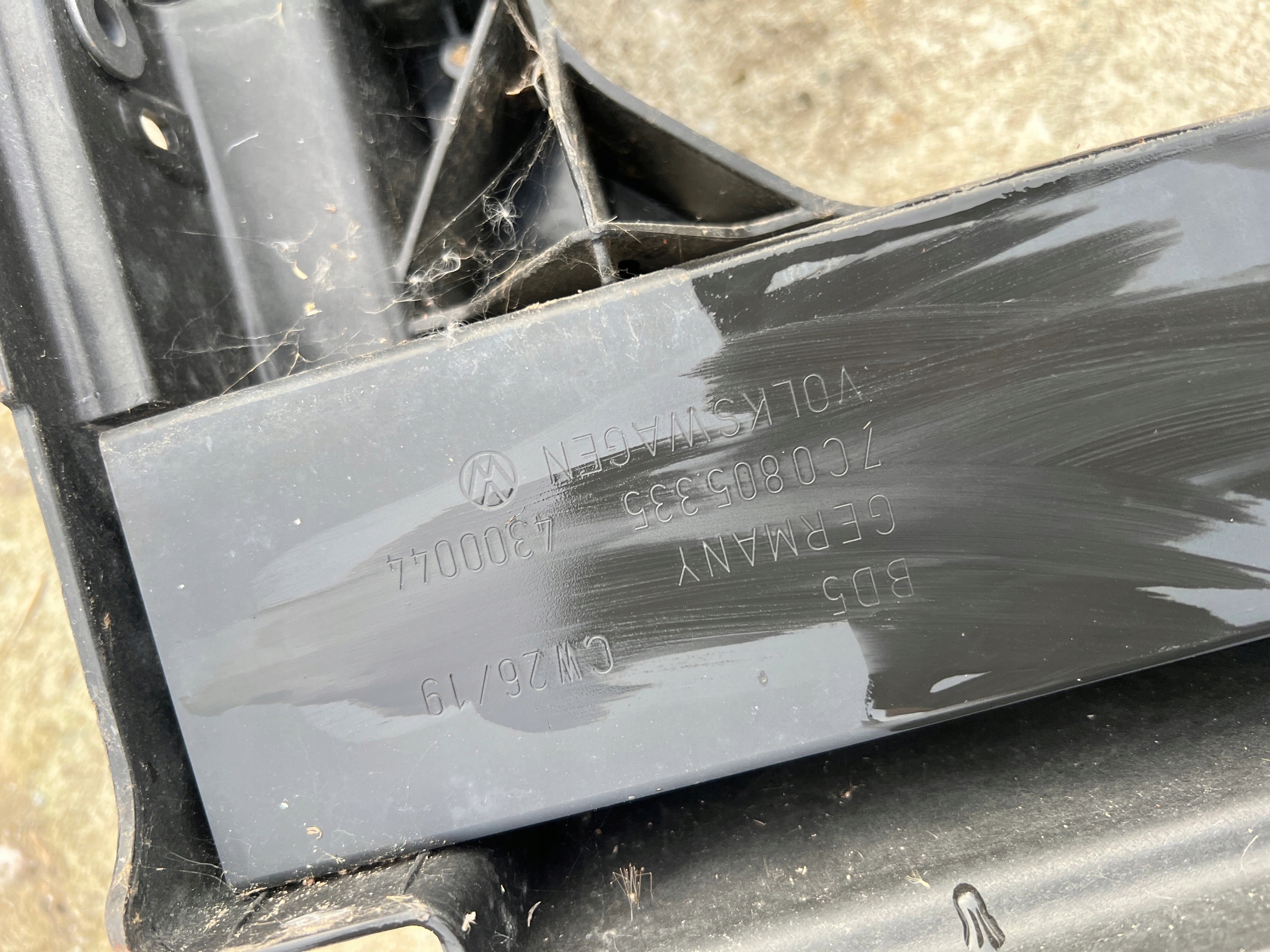 VW CRAFTER MAN TGE 7C0805335 support panel for radiators sider pillar original
