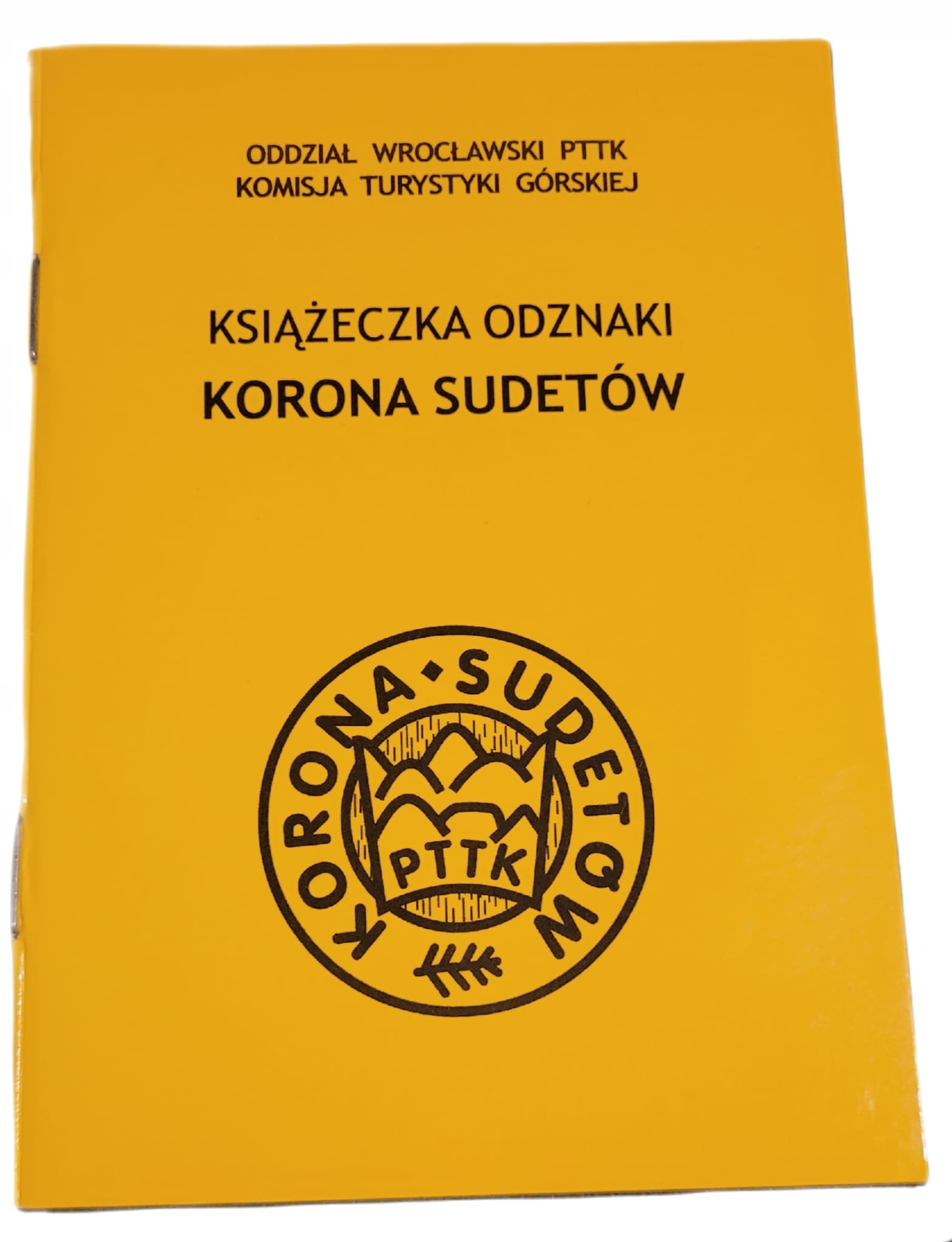 Książeczka odznaki korona sudetów pttk pieczątki